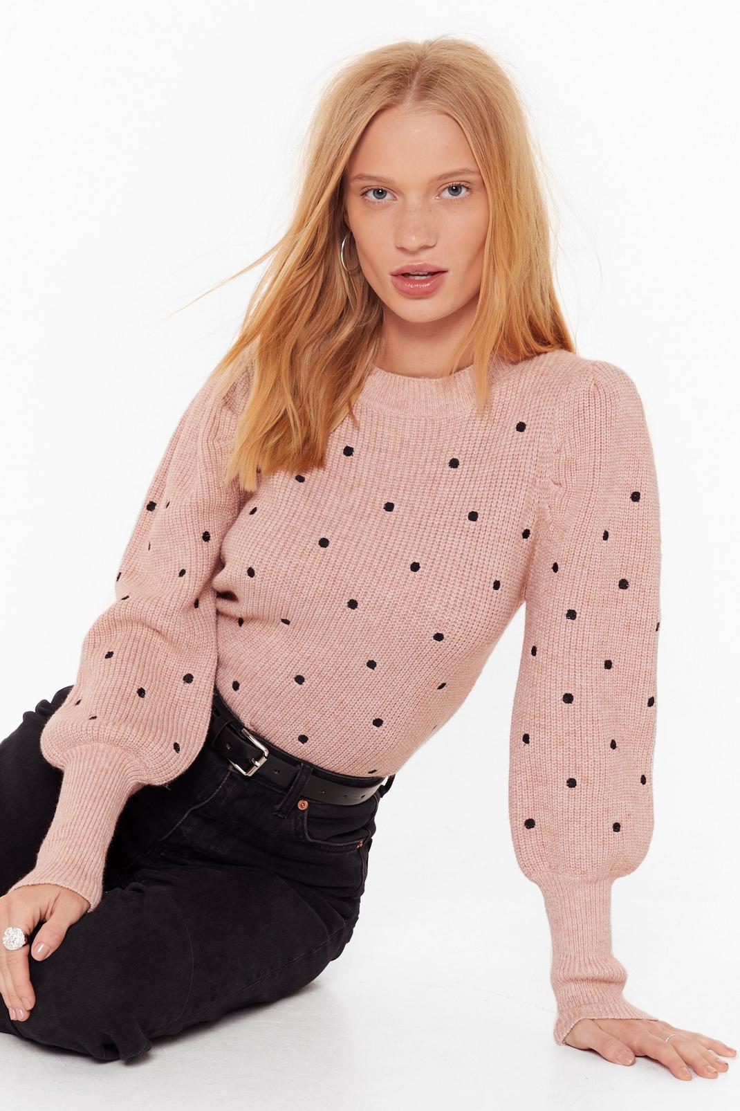 Knit's Gettin' Dot in Here Relaxed Jumper image number 1