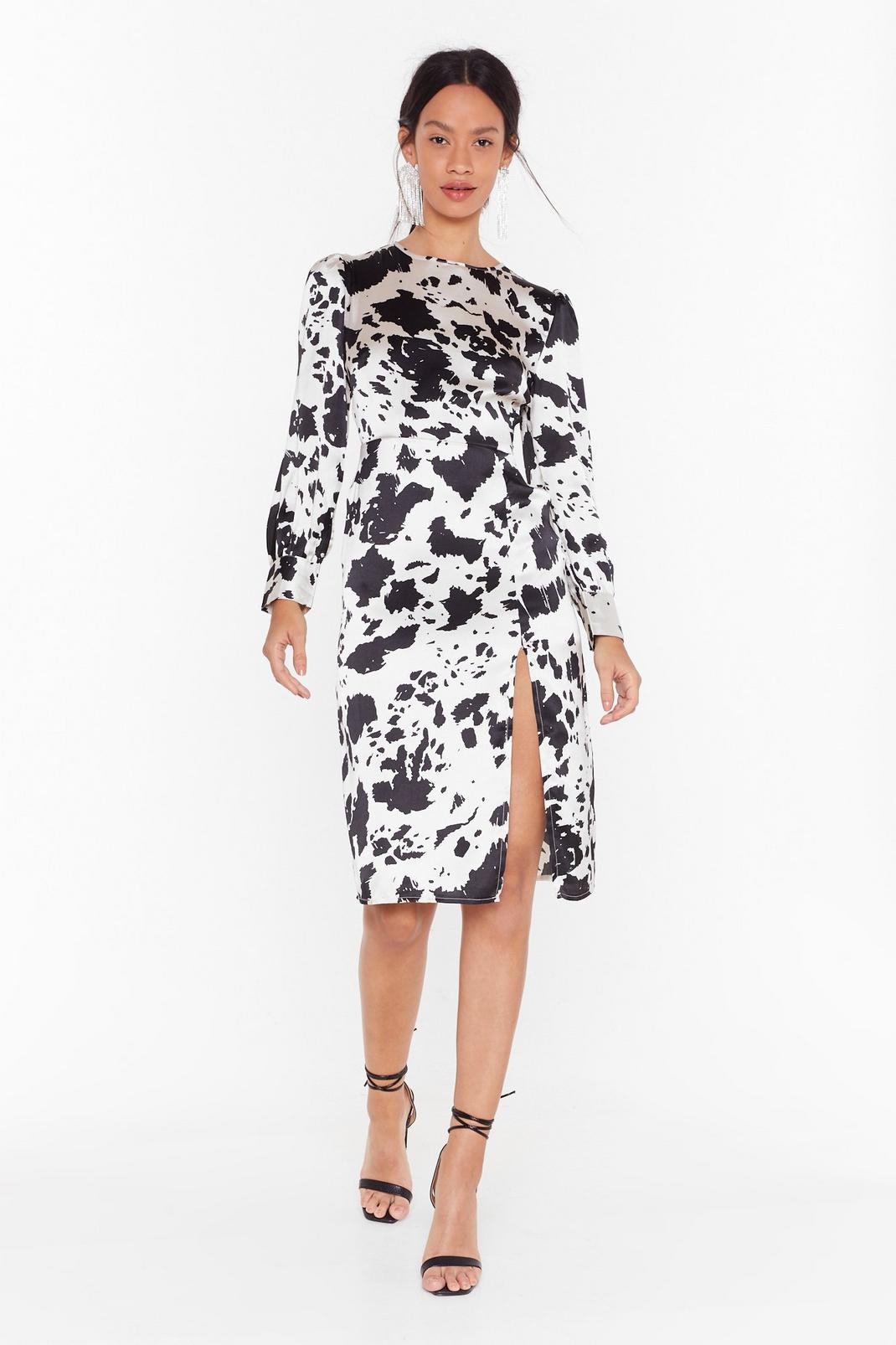Cow You Doin' Relaxed Midi Dress image number 1