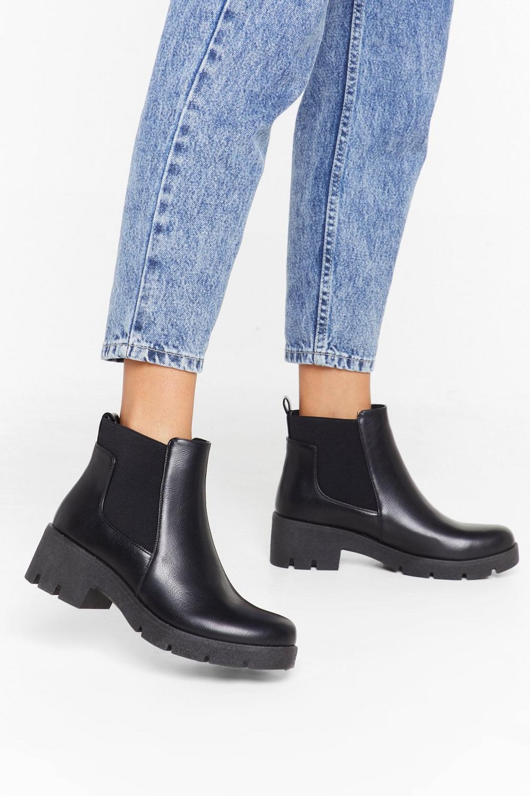 Wrap Gusset Cleated Chelsea Boot image number 1