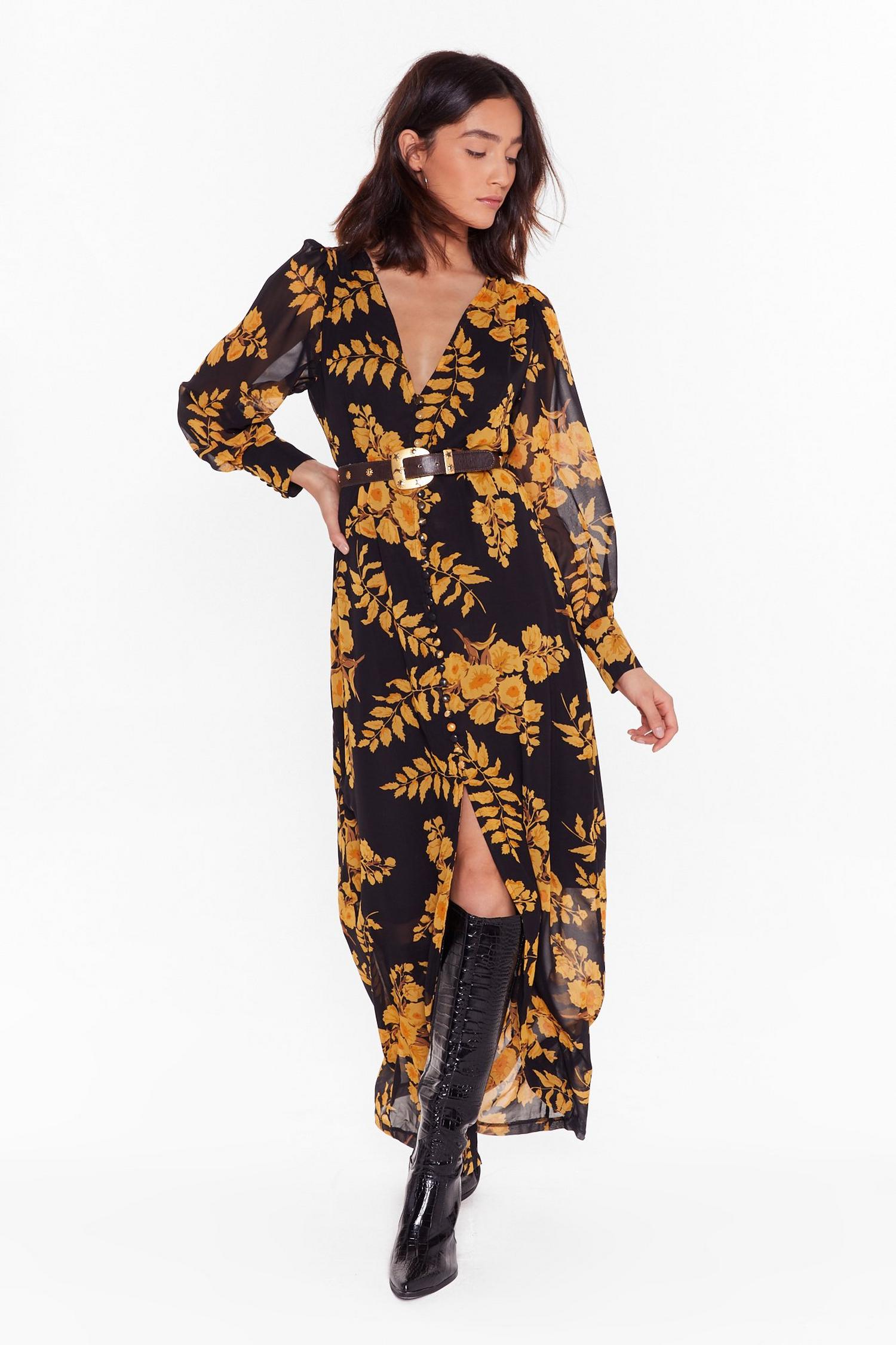 All Things Grow Floral Maxi Dress