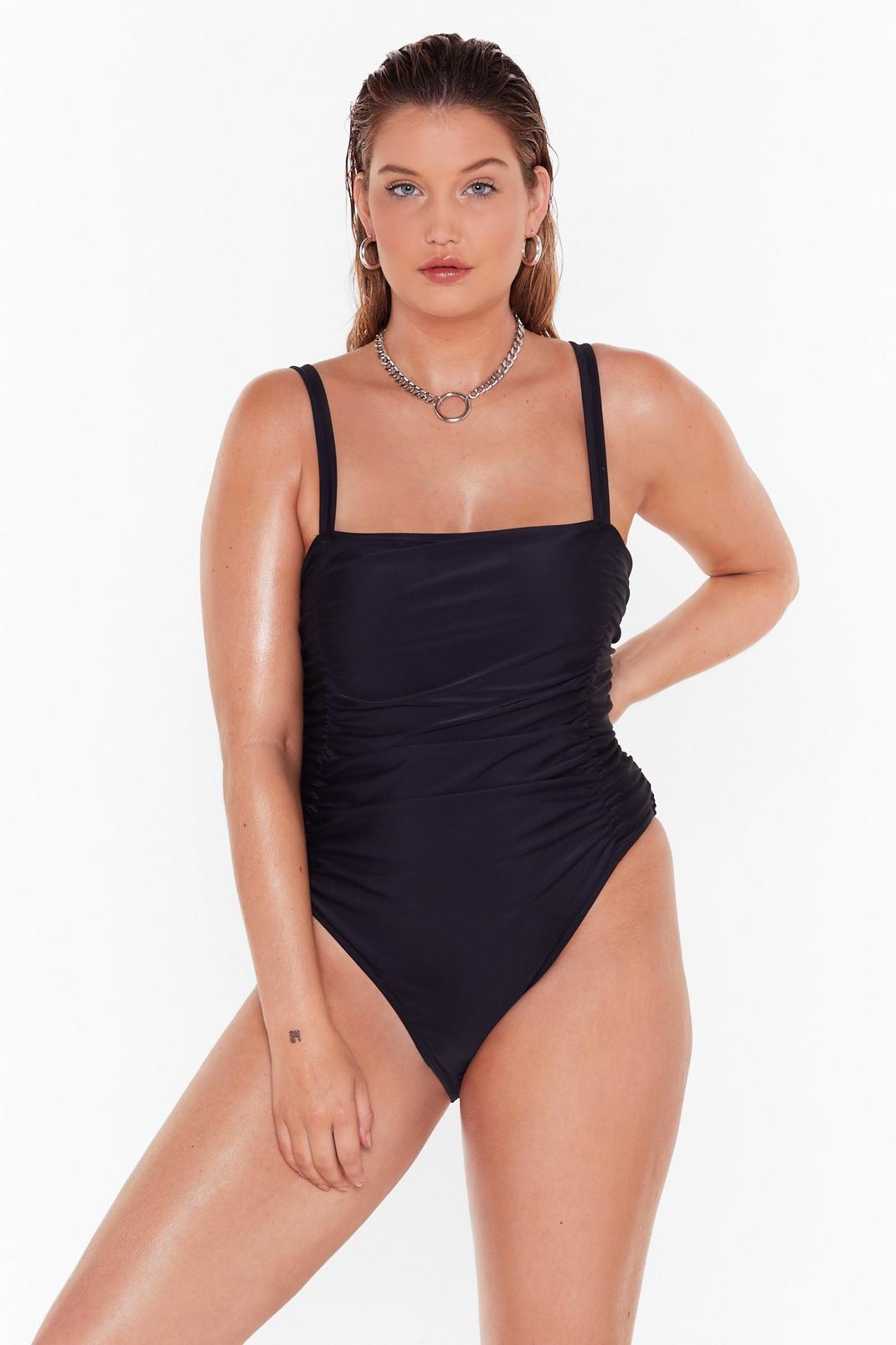 Summer Lovin' Plus Ruched Swimsuit image number 1