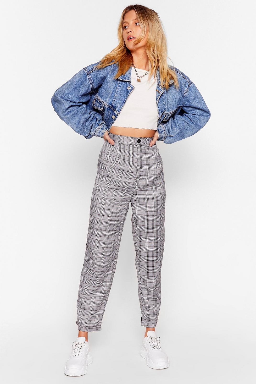 Checkin' Up on You High-Waisted Trousers image number 1