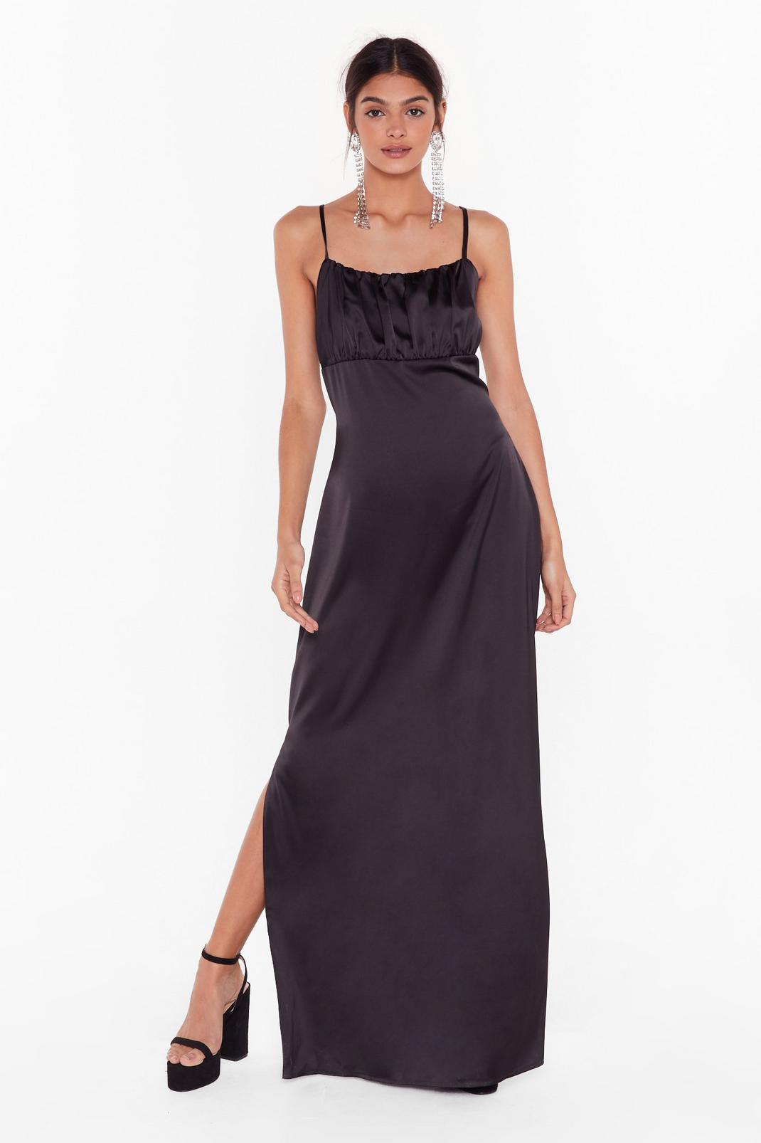 Nasty Gal Studio Sleek When We Touch Maxi Dress image number 1