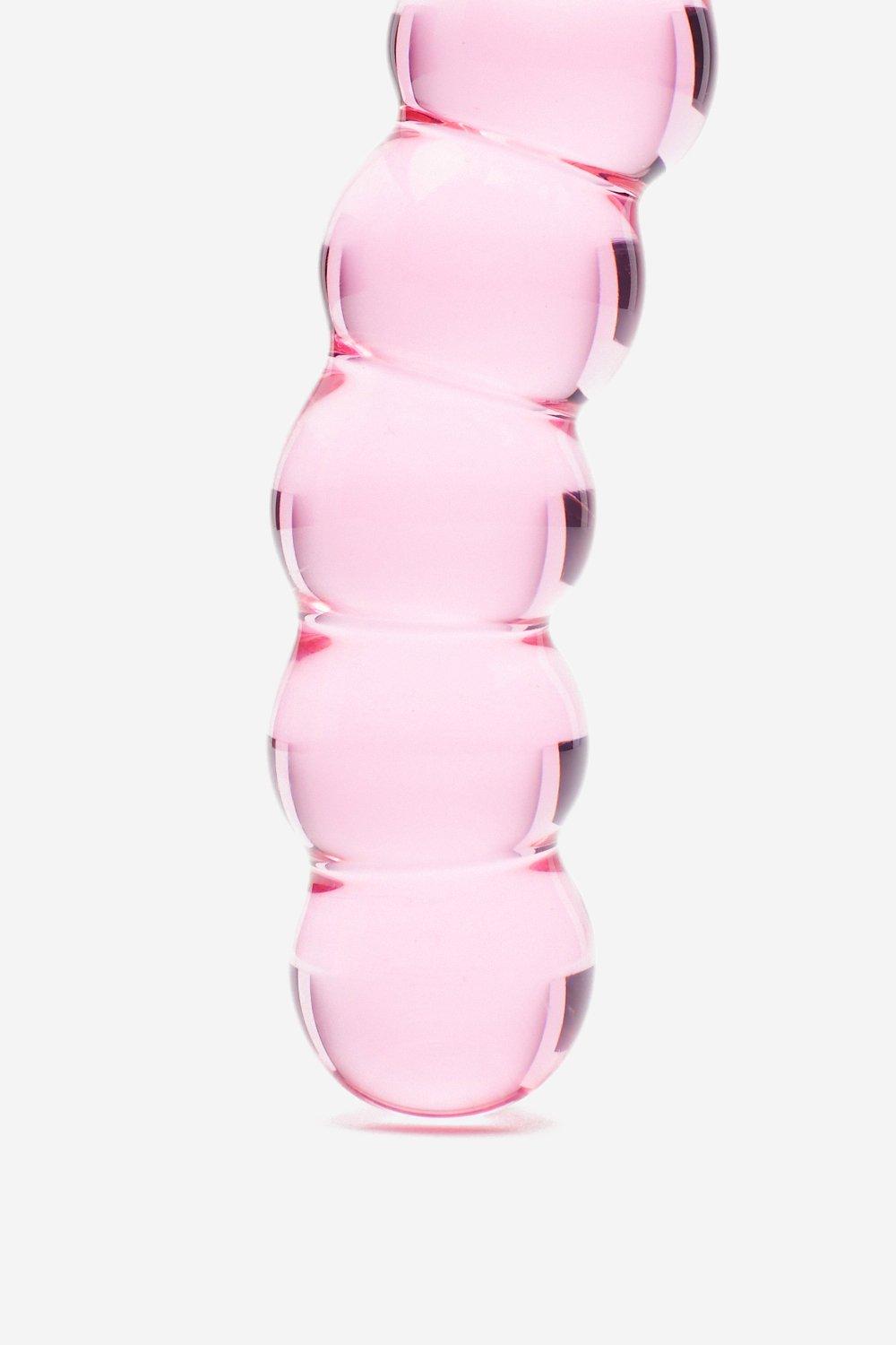 Intense Pleasure Ribbed Glass Dildo