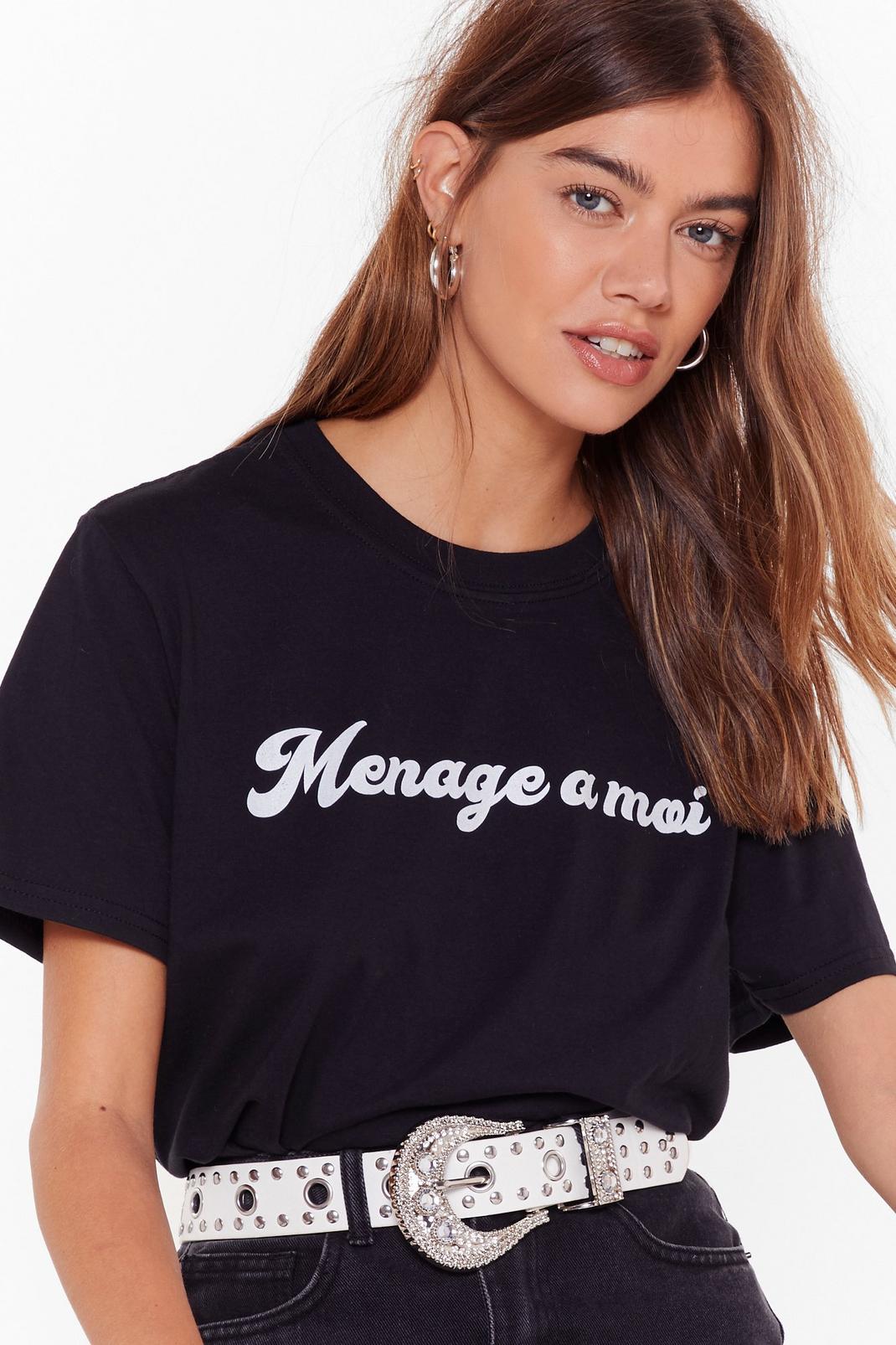 T-shirt à slogan Ménage à Moi image number 1