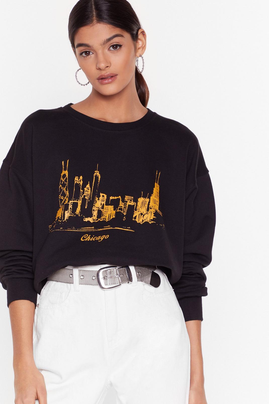 Chicago is Always a Good Idea Graphic Sweatshirt image number 1