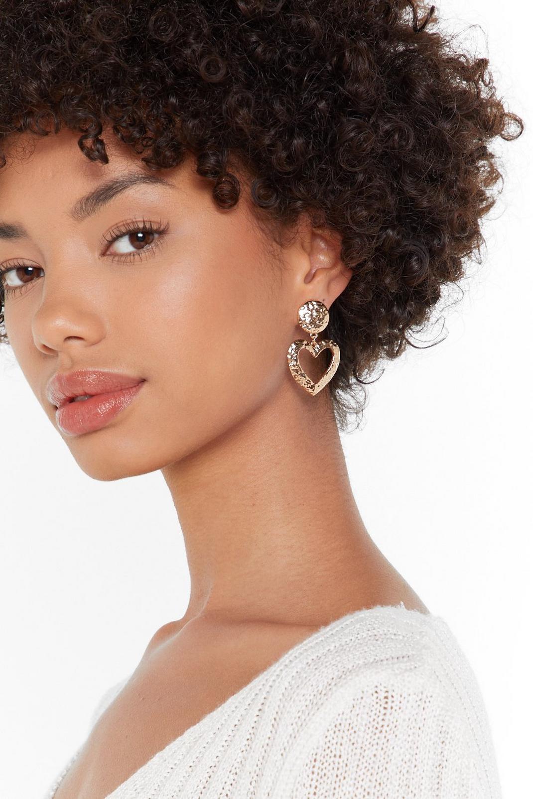 If Your Hearts Not in It Drop Earrings image number 1