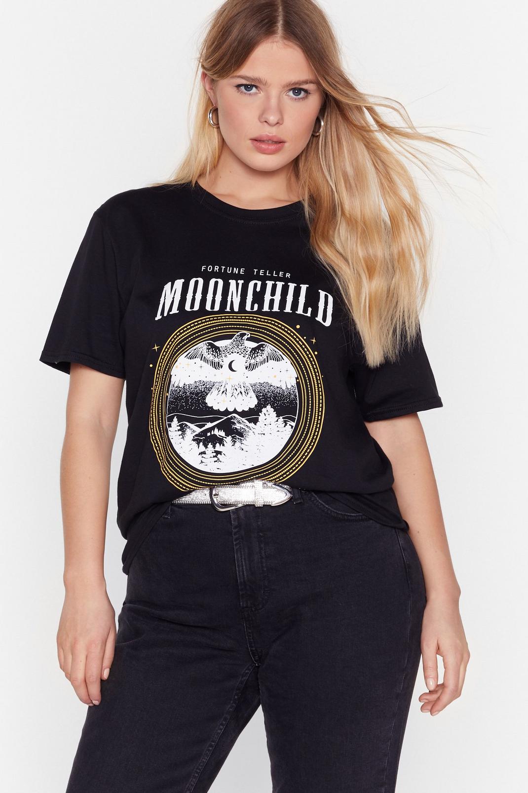 Hey Moon Child Plus Graphic Tee image number 1