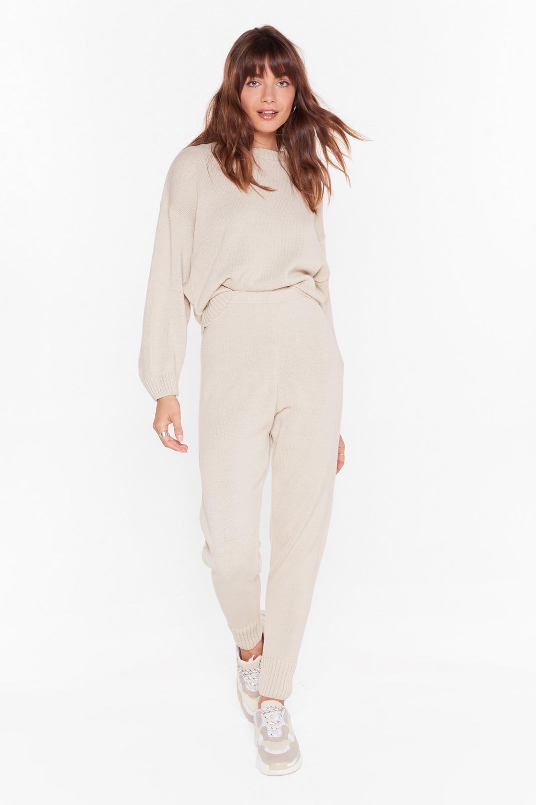 Lounge What I Was Looking For Knitted Joggers Set | Nasty Gal
