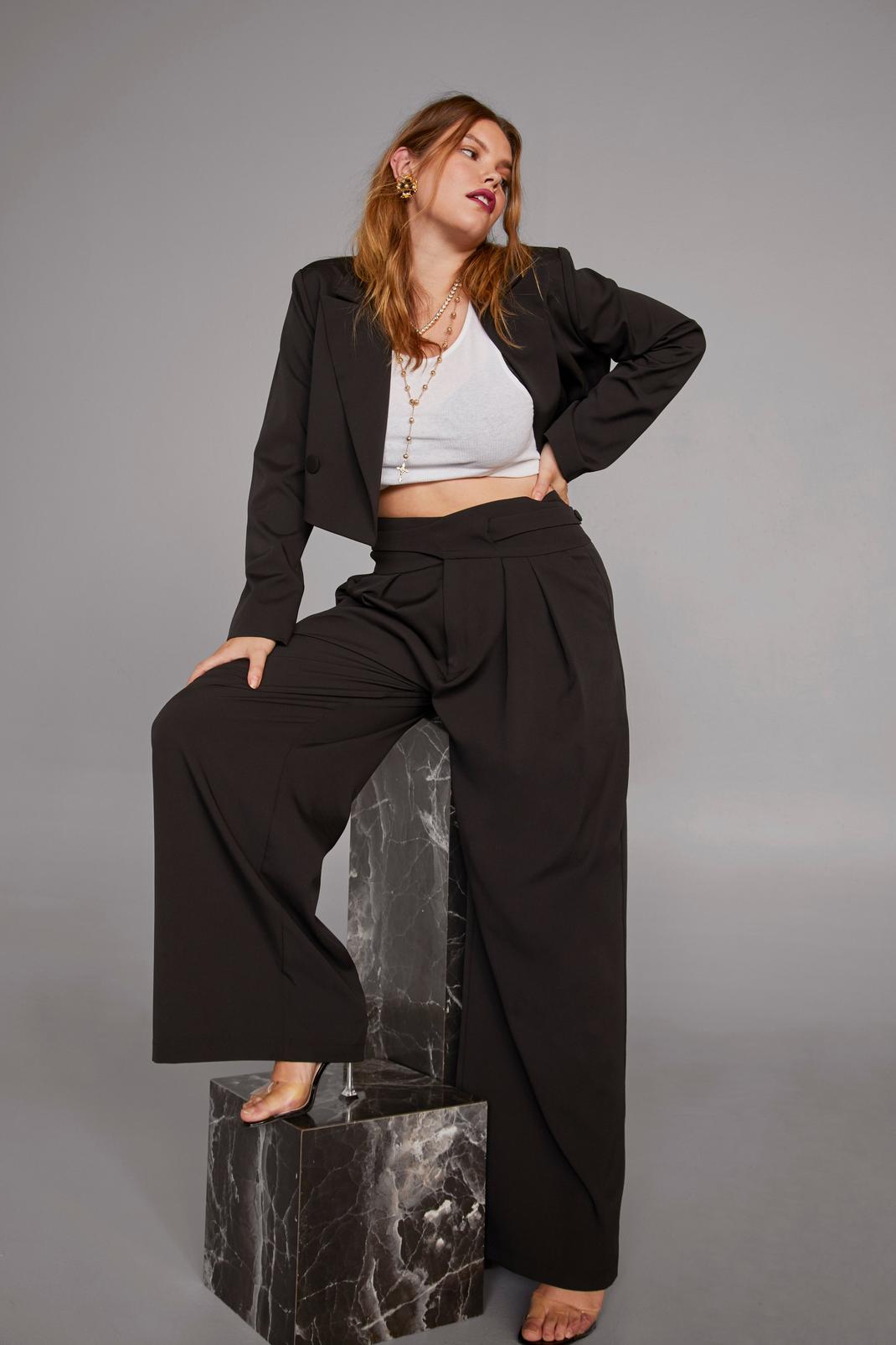 Woman's World High-Waisted Plus Pants image number 1