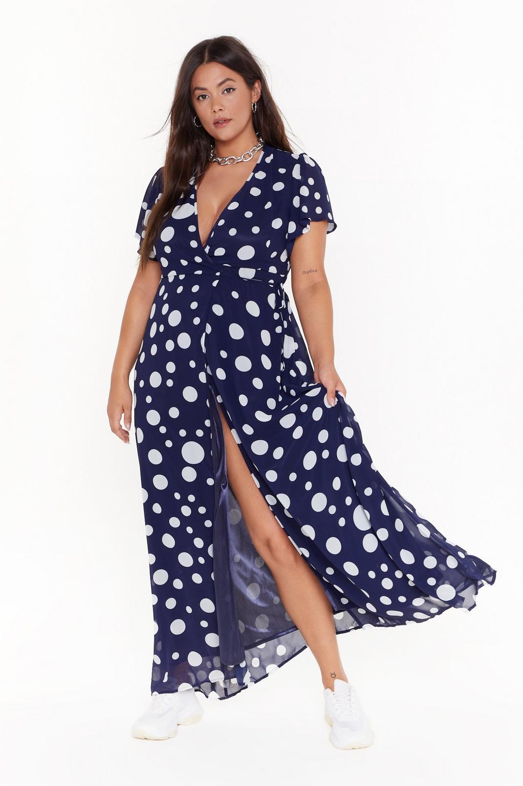 Forever's Dot Enough Plus Maxi Dress image number 1