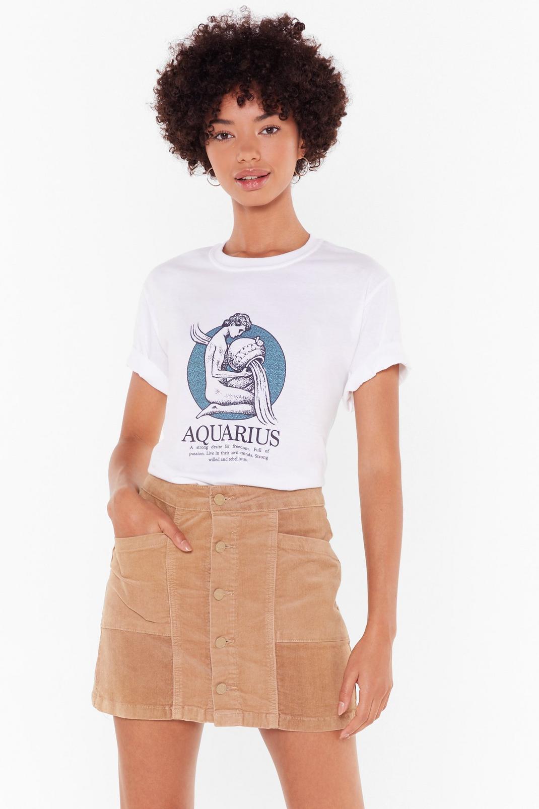 T-shirt à signe astral Verseau image number 1
