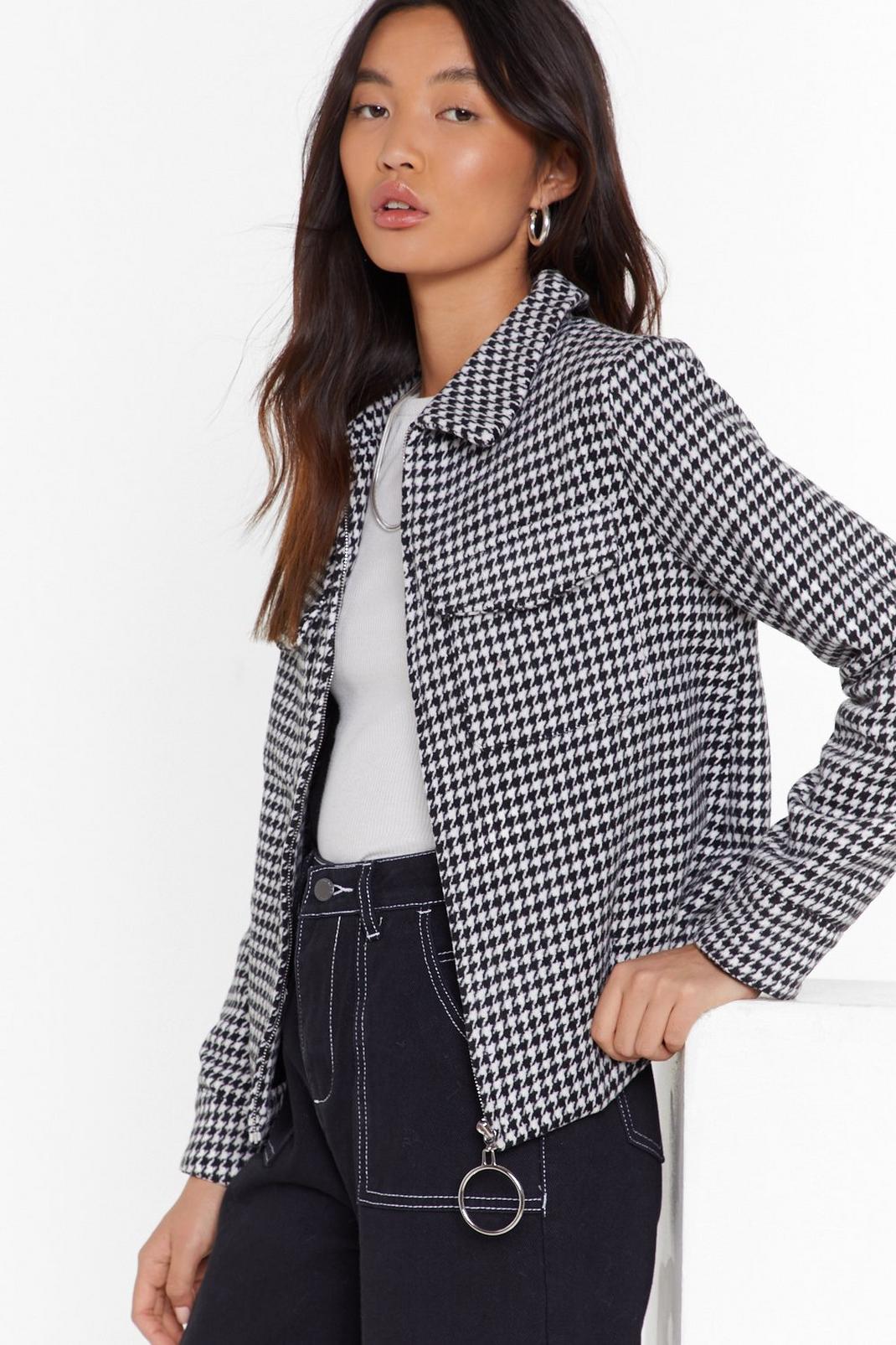 Nothin' But the Houndstooth Relaxed Jacket image number 1