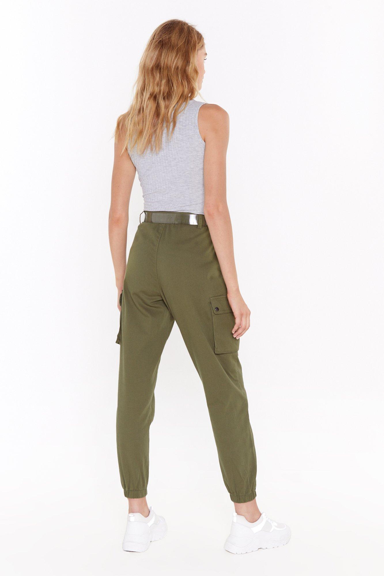 Pantalon cargo best sale elastique cheville