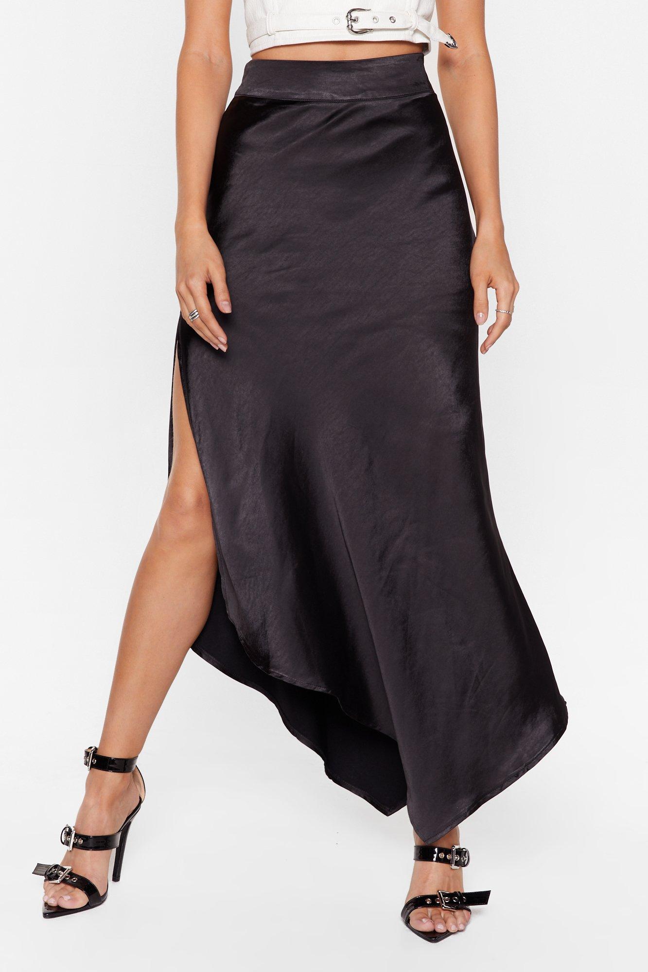 Nasty gal knit midi skirt sale