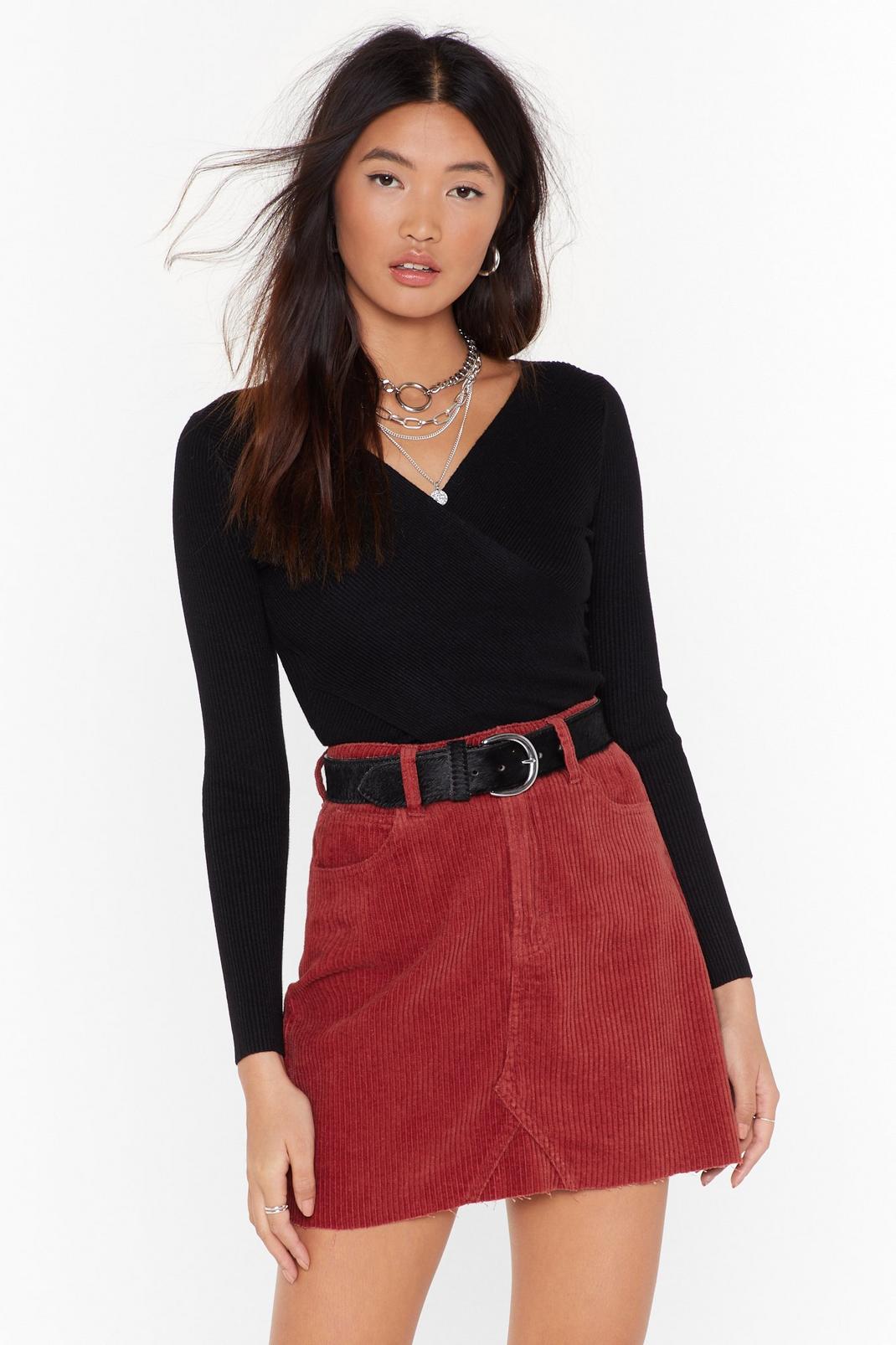 Raw It First Corduroy Mini Skirt image number 1