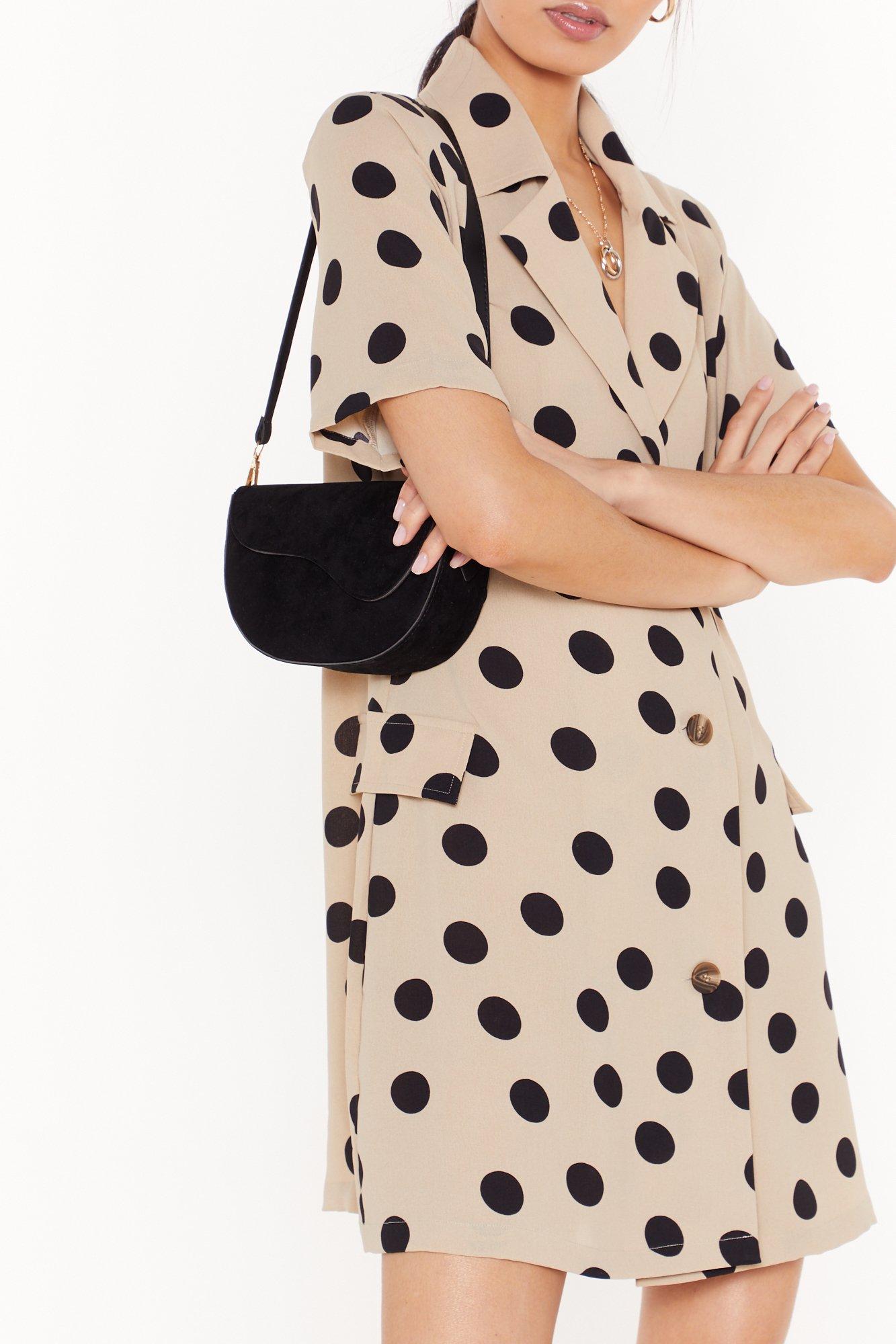 1-23-3, More dots--here's a mini-dotted shirt dress from Ta…