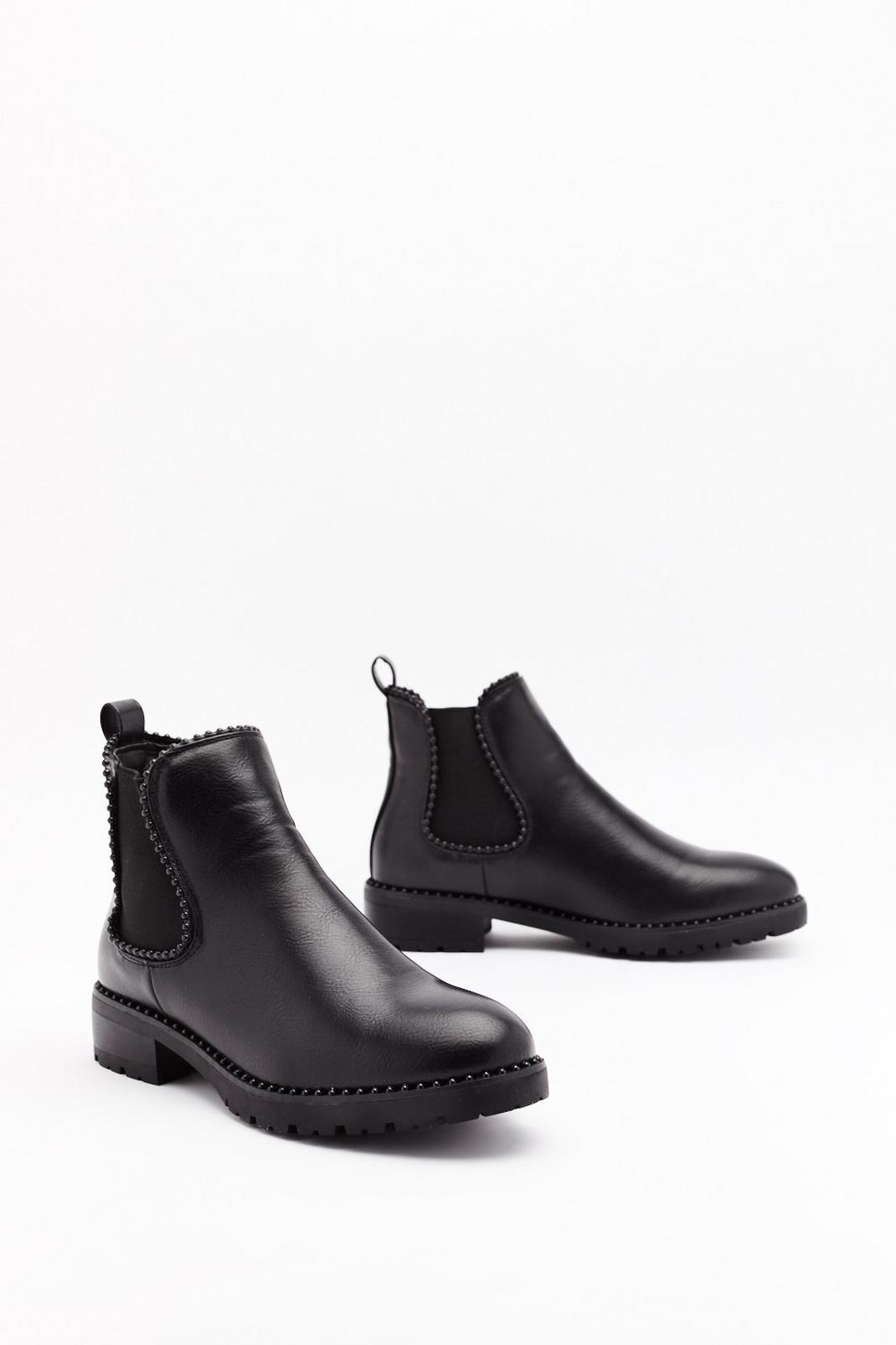 V Me There Pin Stud Chelsea Boots image number 1