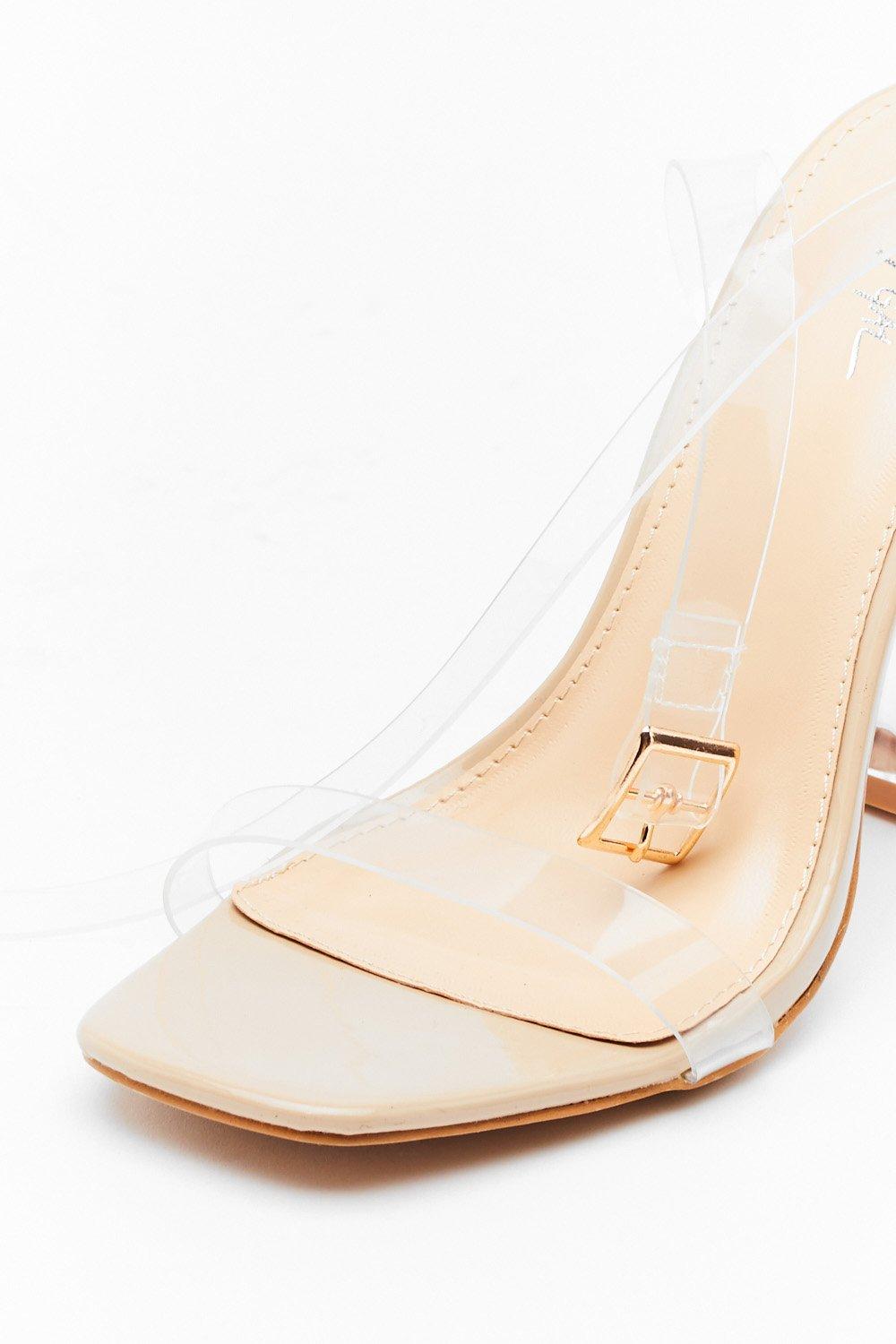 Nasty gal cheap clear shoes