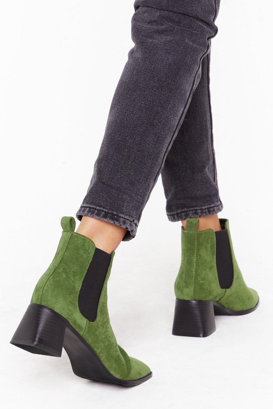 Suede Your Move Faux Suede Chelsea Boots image number 1