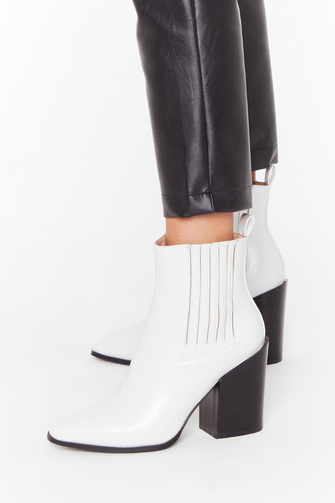 Follow Me Faux Leather Chelsea Boots image number 1