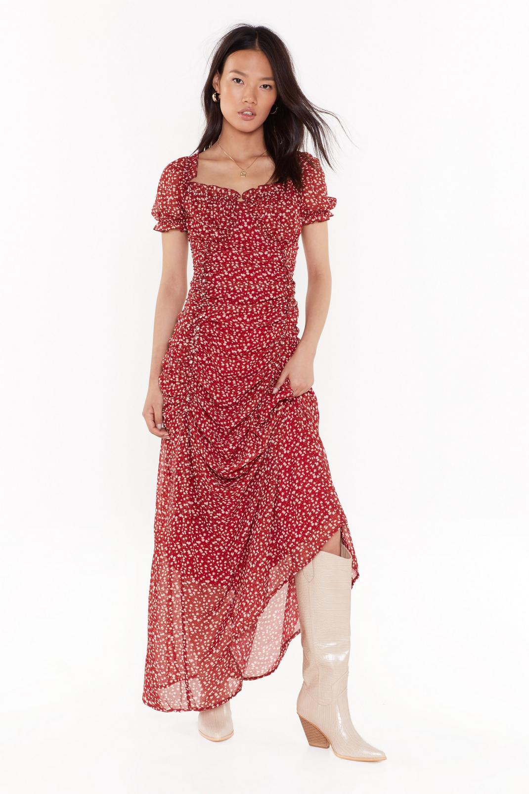 In Flower Own World Floral Maxi Dress image number 1