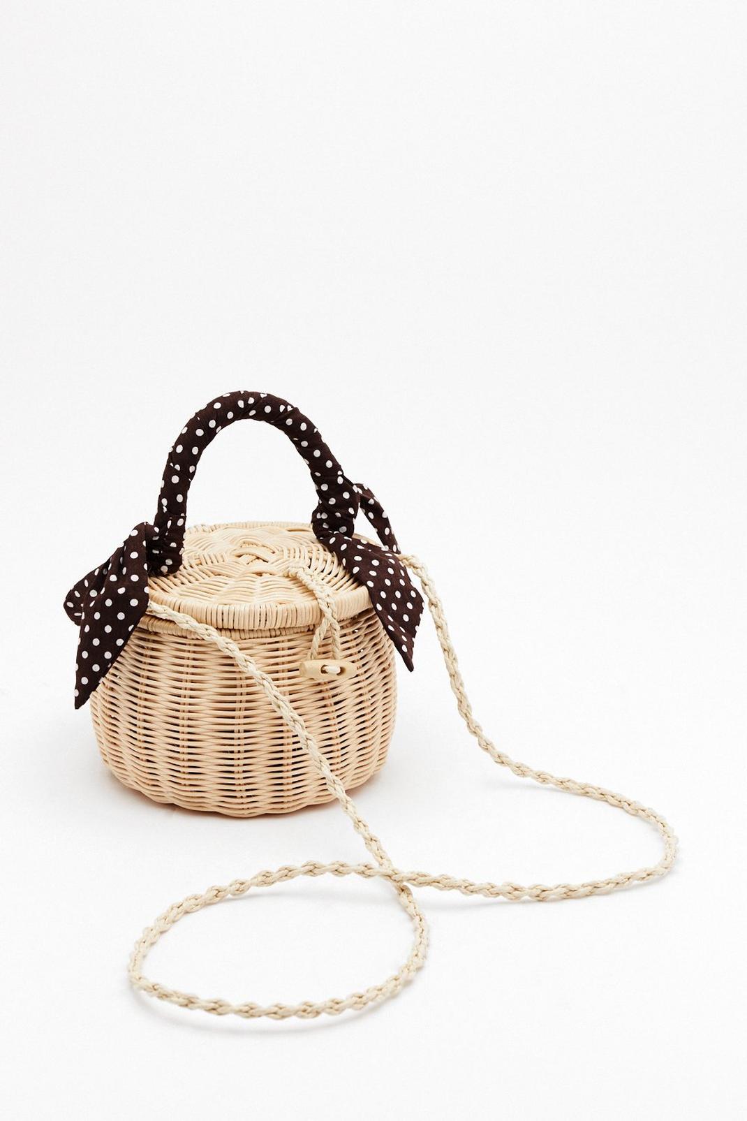 WANT Picnic By the Pool Basket Crossbody Bag image number 1