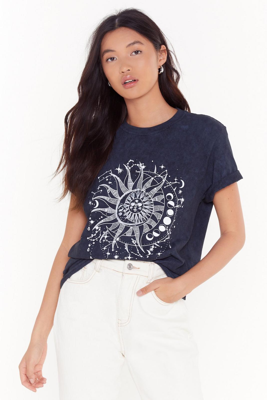 When Stars Collide Sun and Mood Graphic Tee image number 1
