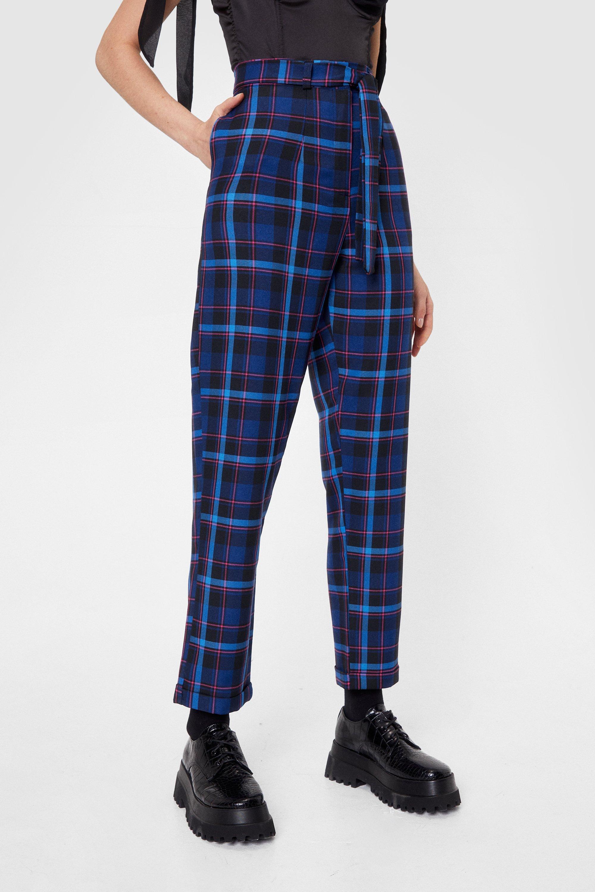 Nasty gal deals plaid pants