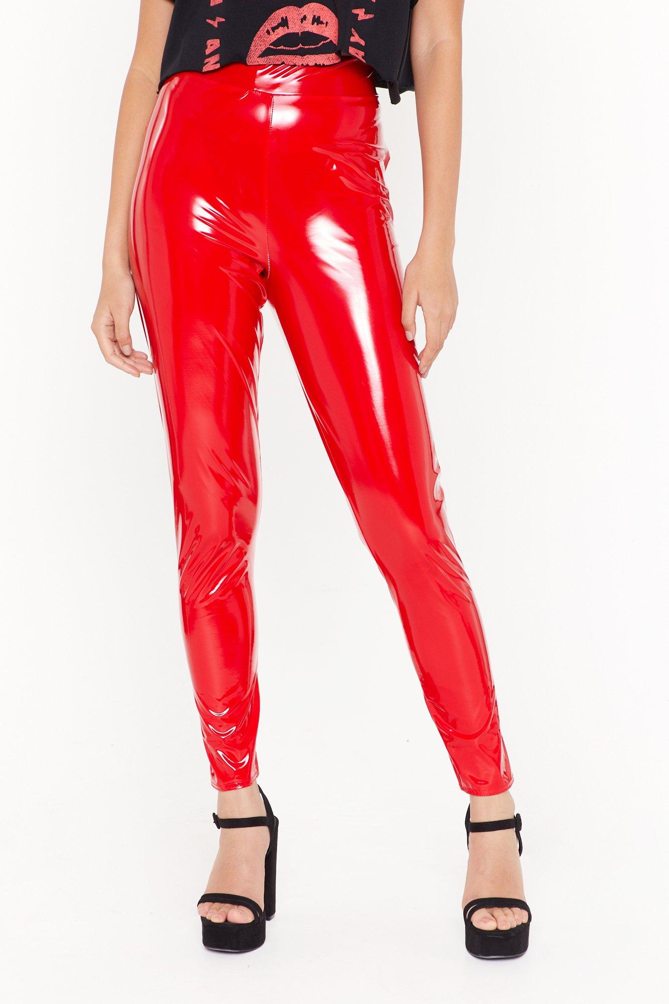 Let the Sun Shine Vinyl High-Waisted Pants