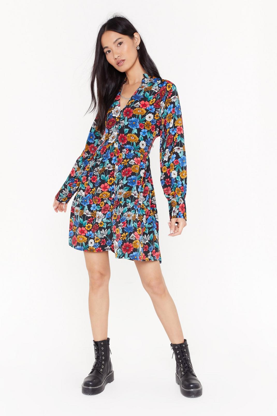 Gimme Your Floral Relaxed Dress image number 1