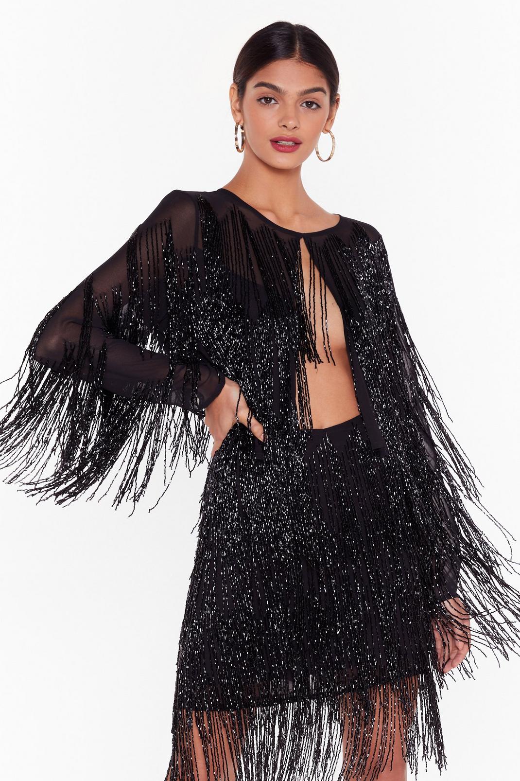 Nasty Gal Studio Bead It Fringe Jacket | Nasty Gal