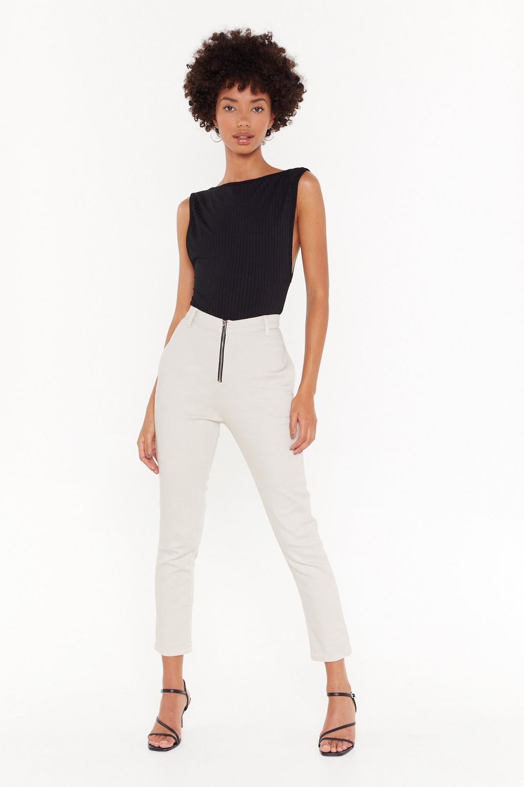 You Said Zip High-Waisted Skinny Jeans image number 1