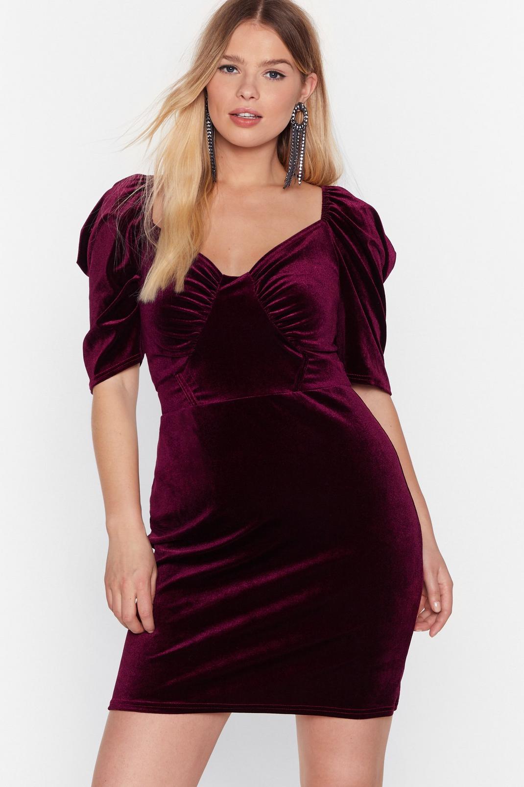 Tempted to Touch Plus Velvet Dress image number 1