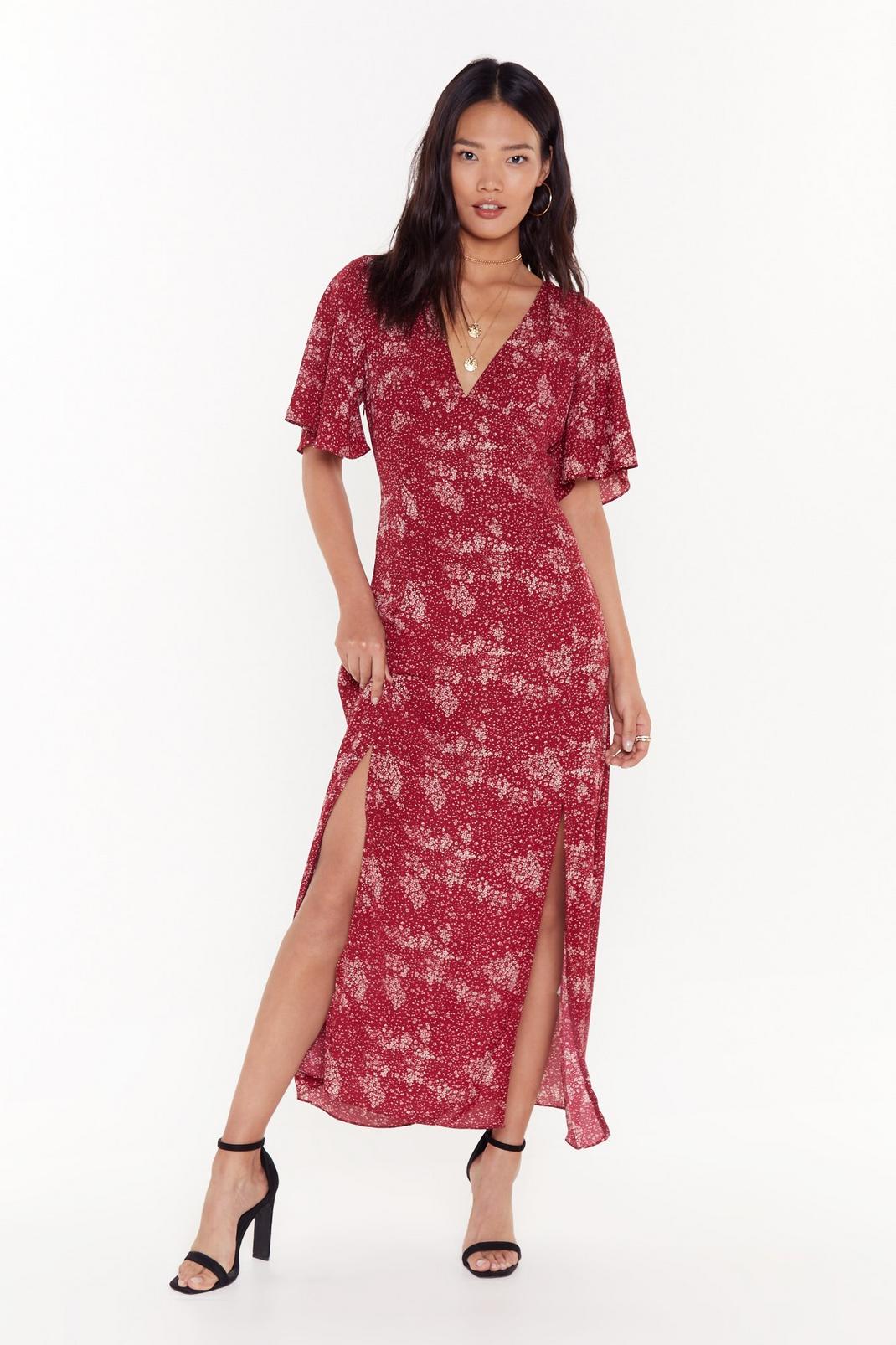 Floral We Care Relaxed Maxi Dress image number 1
