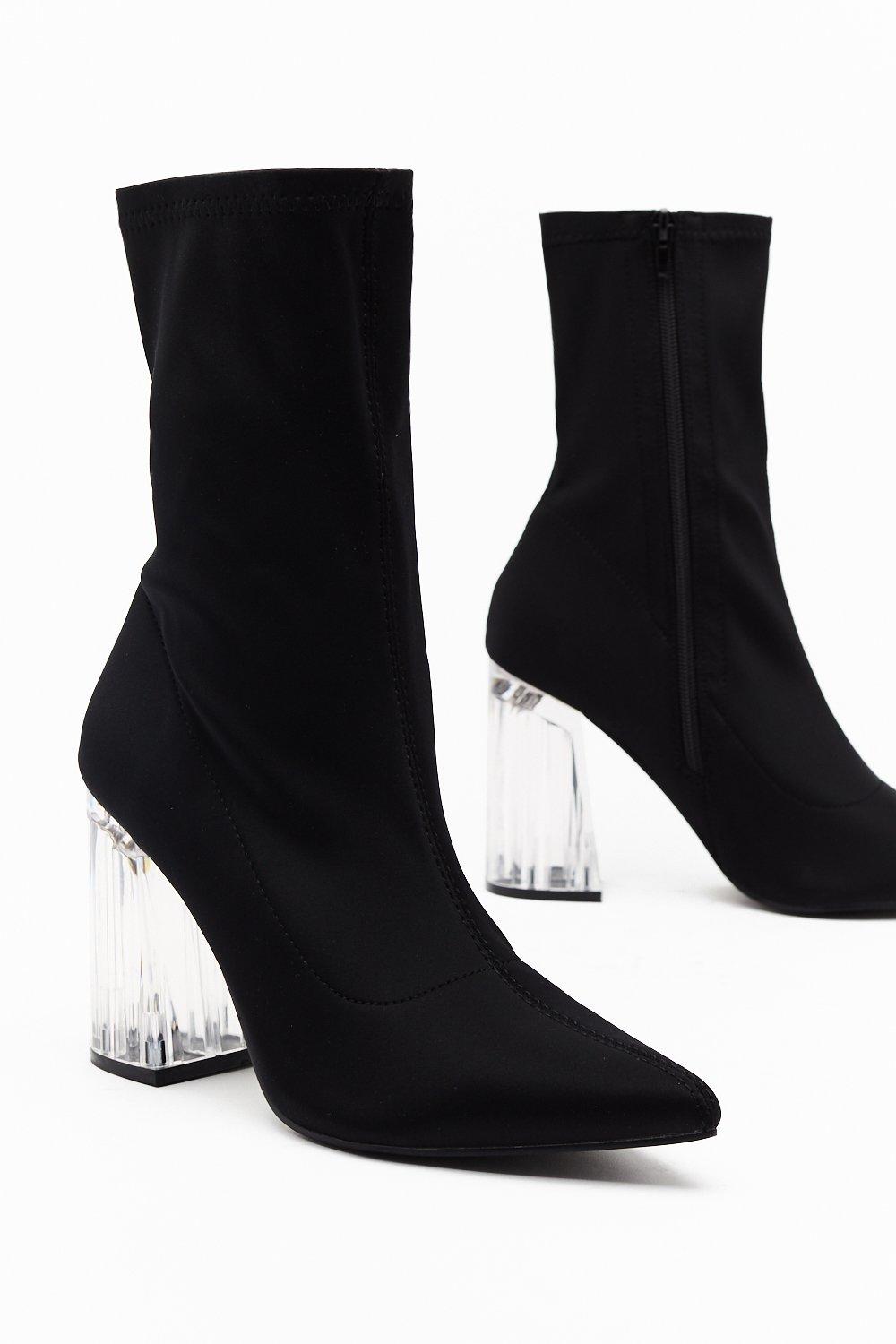 Bottines a talon online transparent