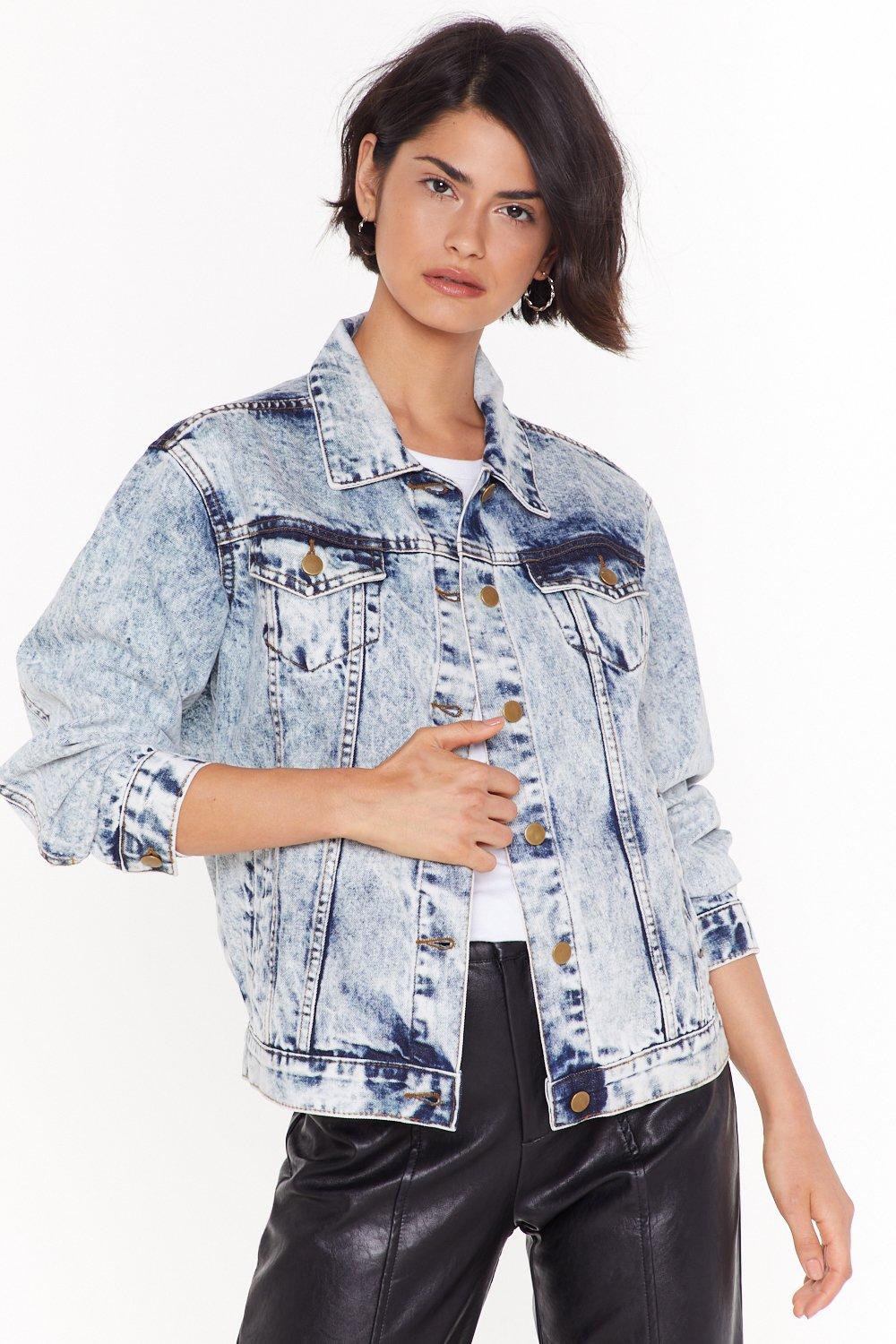 Jean Acid Wash Denim Jacket | Nasty Gal