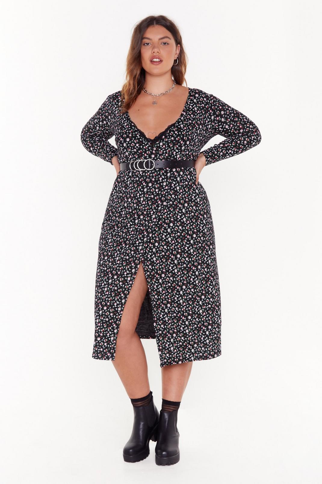 Ready Steady Grow Floral Wrap Dress image number 1