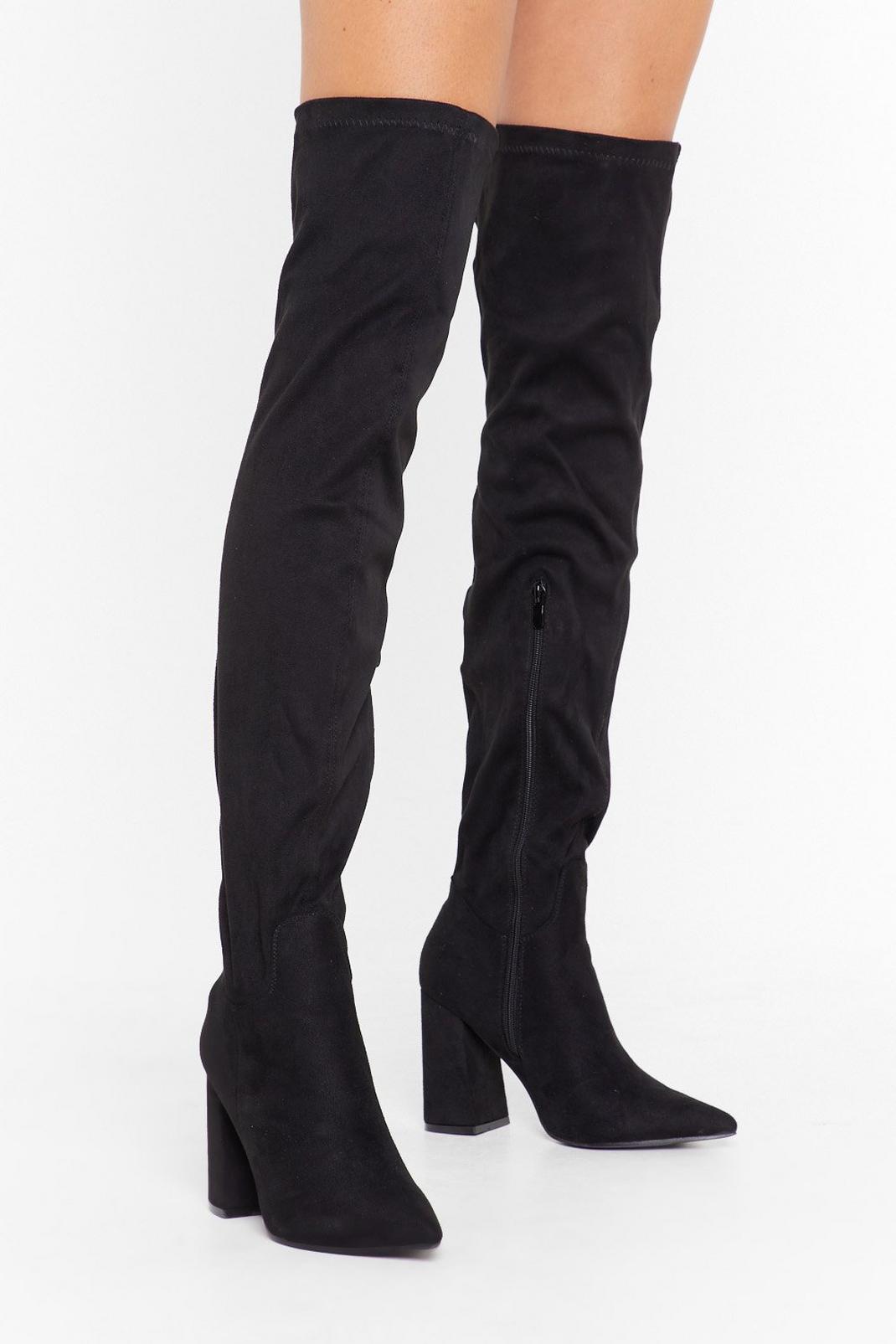 No Point Arguing Over-the-Knee Boots image number 1