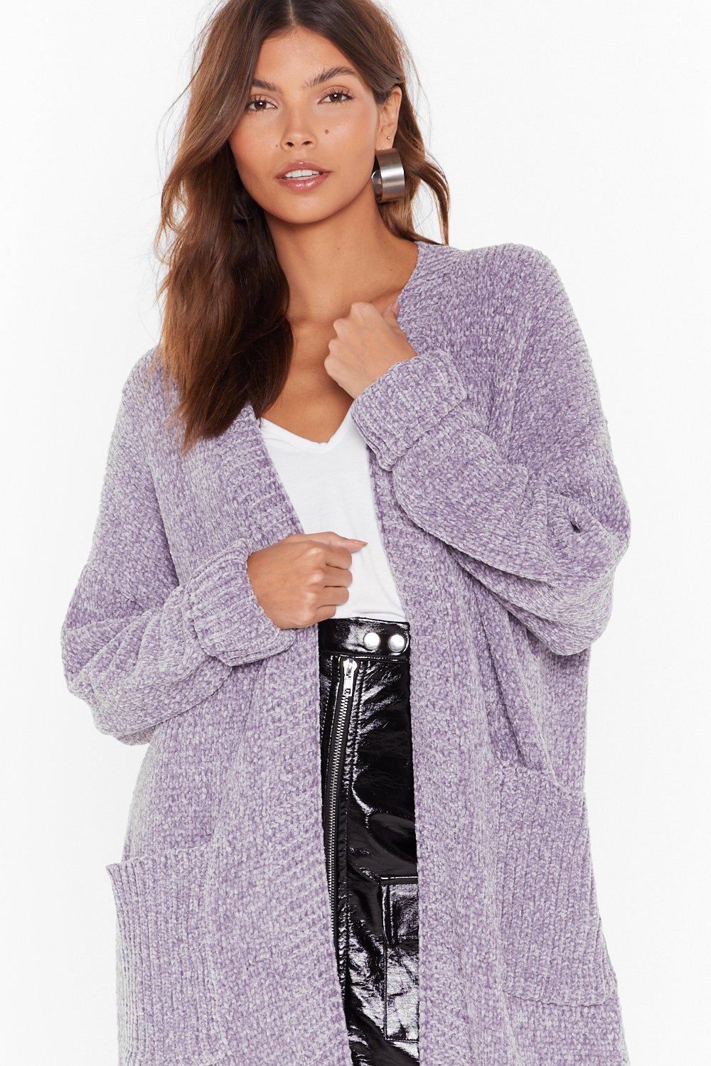 Chenille 2025 maxi cardigan