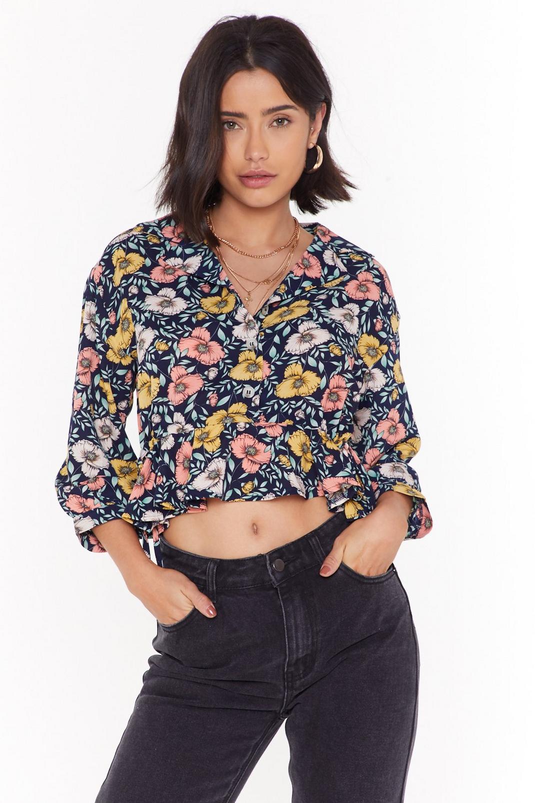 Grow Out the Old Floral Blouse image number 1