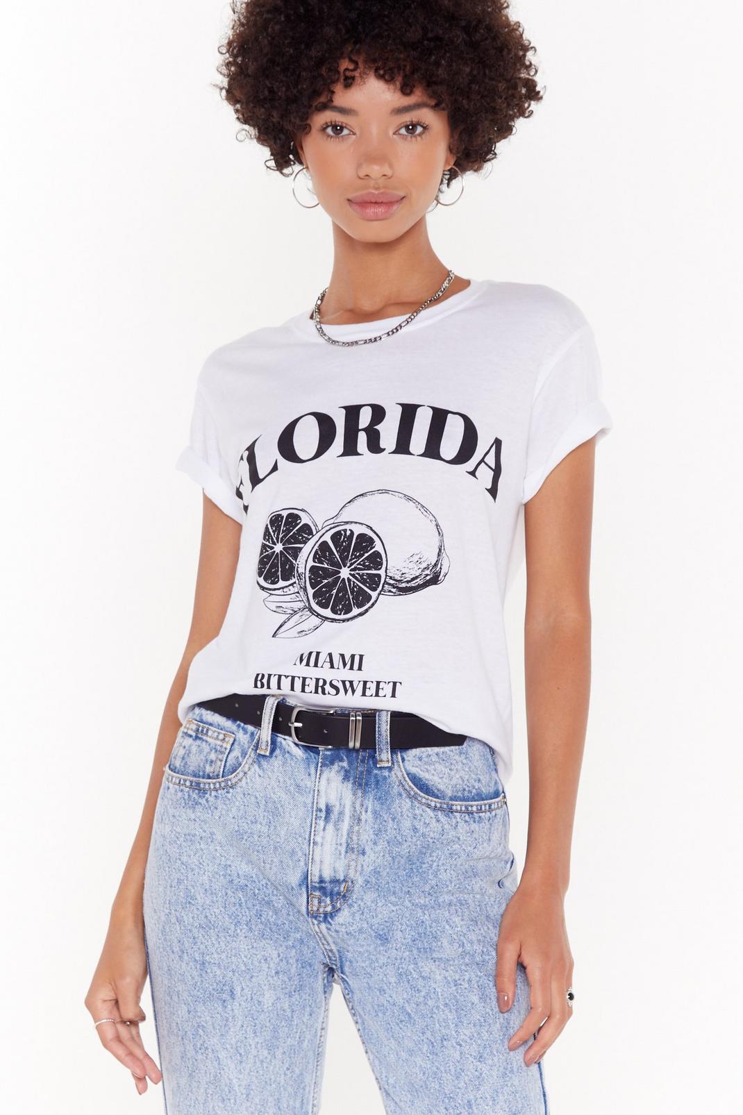 T-shirt ample à impression fruits Florida image number 1