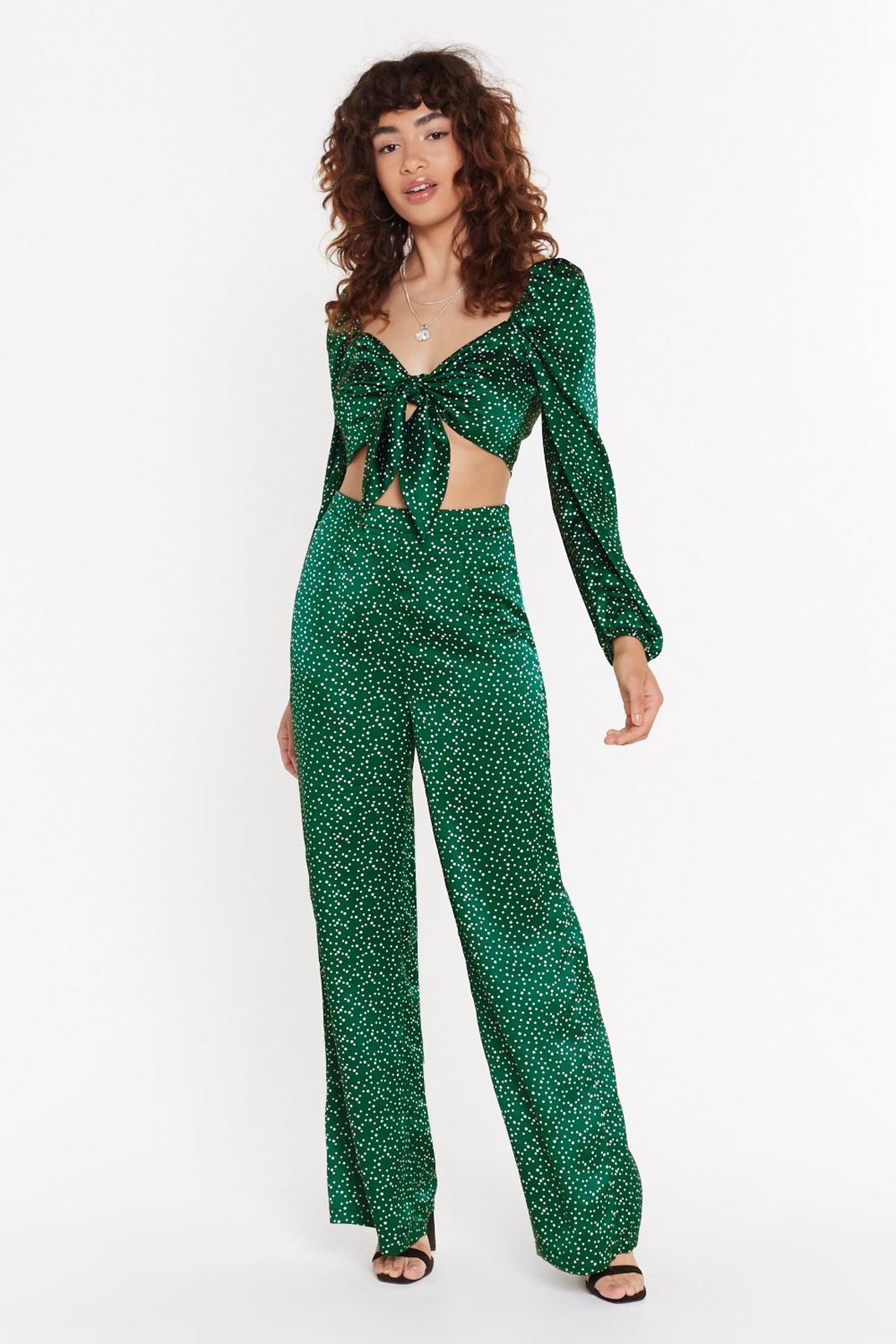 Spot-light Worthy Wide-Leg Trousers image number 1