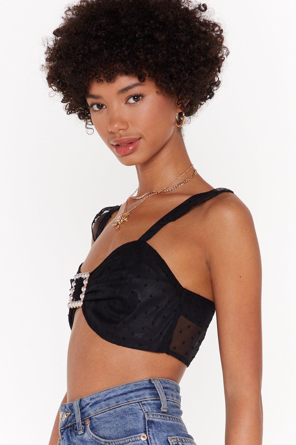 Sweetheart Buckle Front Bralette