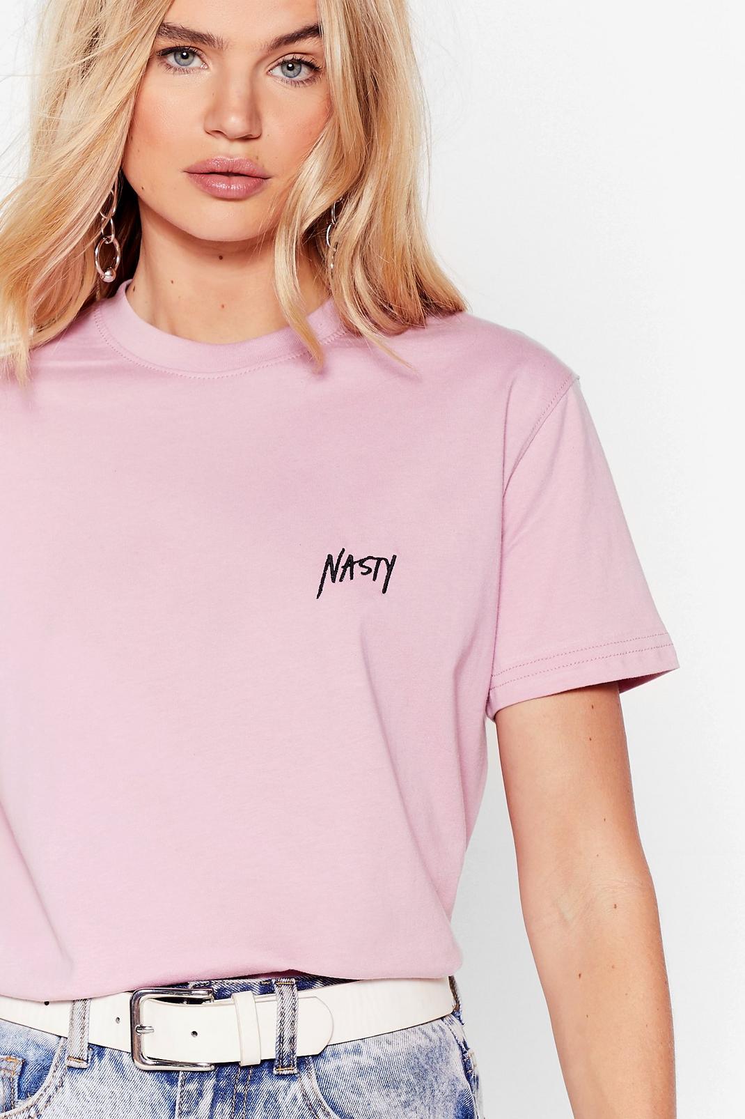 T-shirt à slogan Nasty Gal image number 1