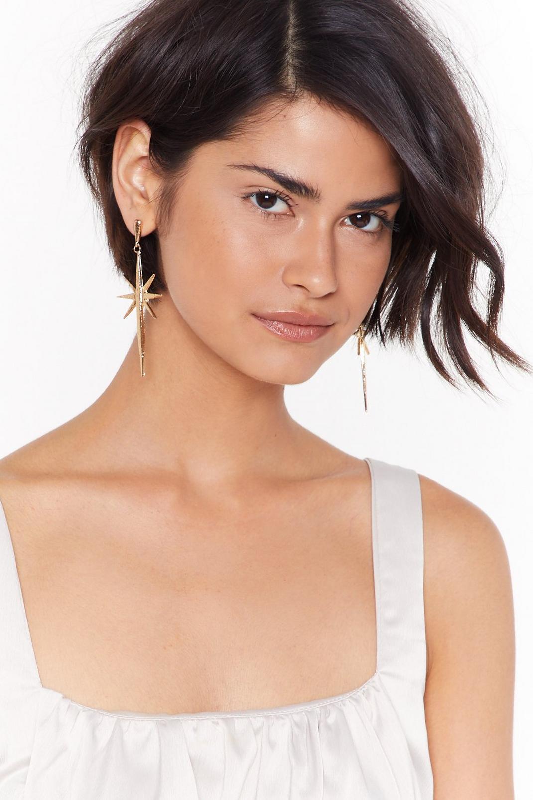 Take Me to the Nearest Star Drop Earrings image number 1