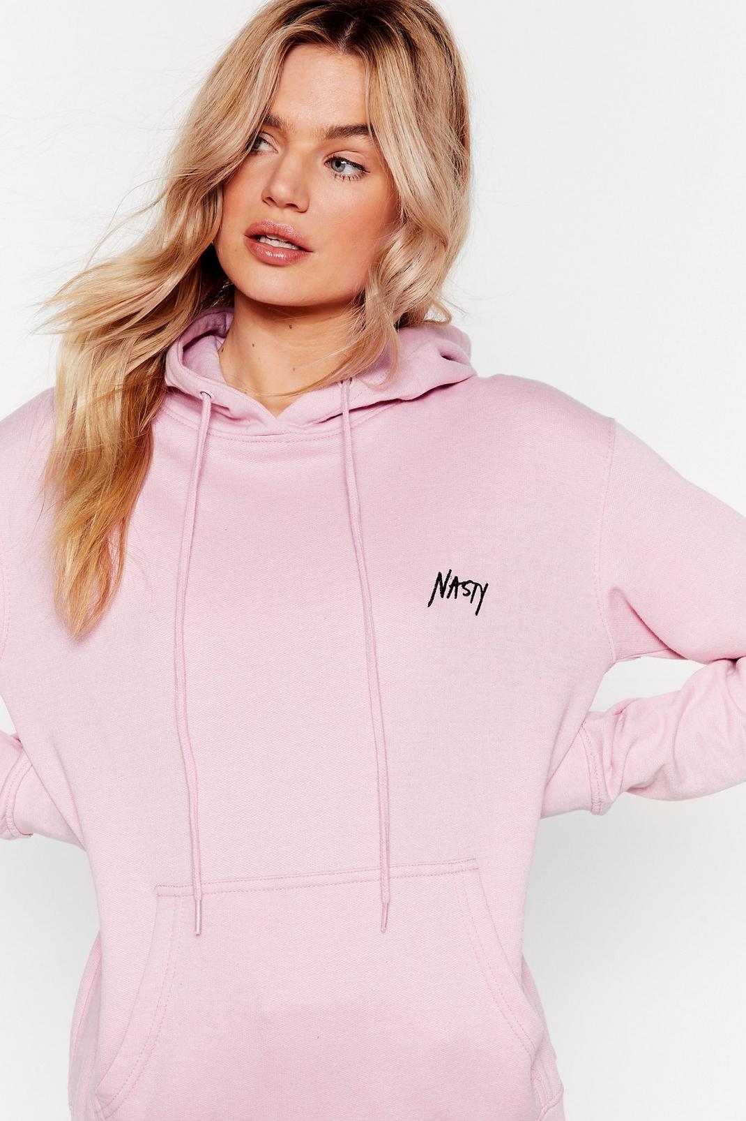Nasty Gal You Heard Relaxed Hoodie image number 1