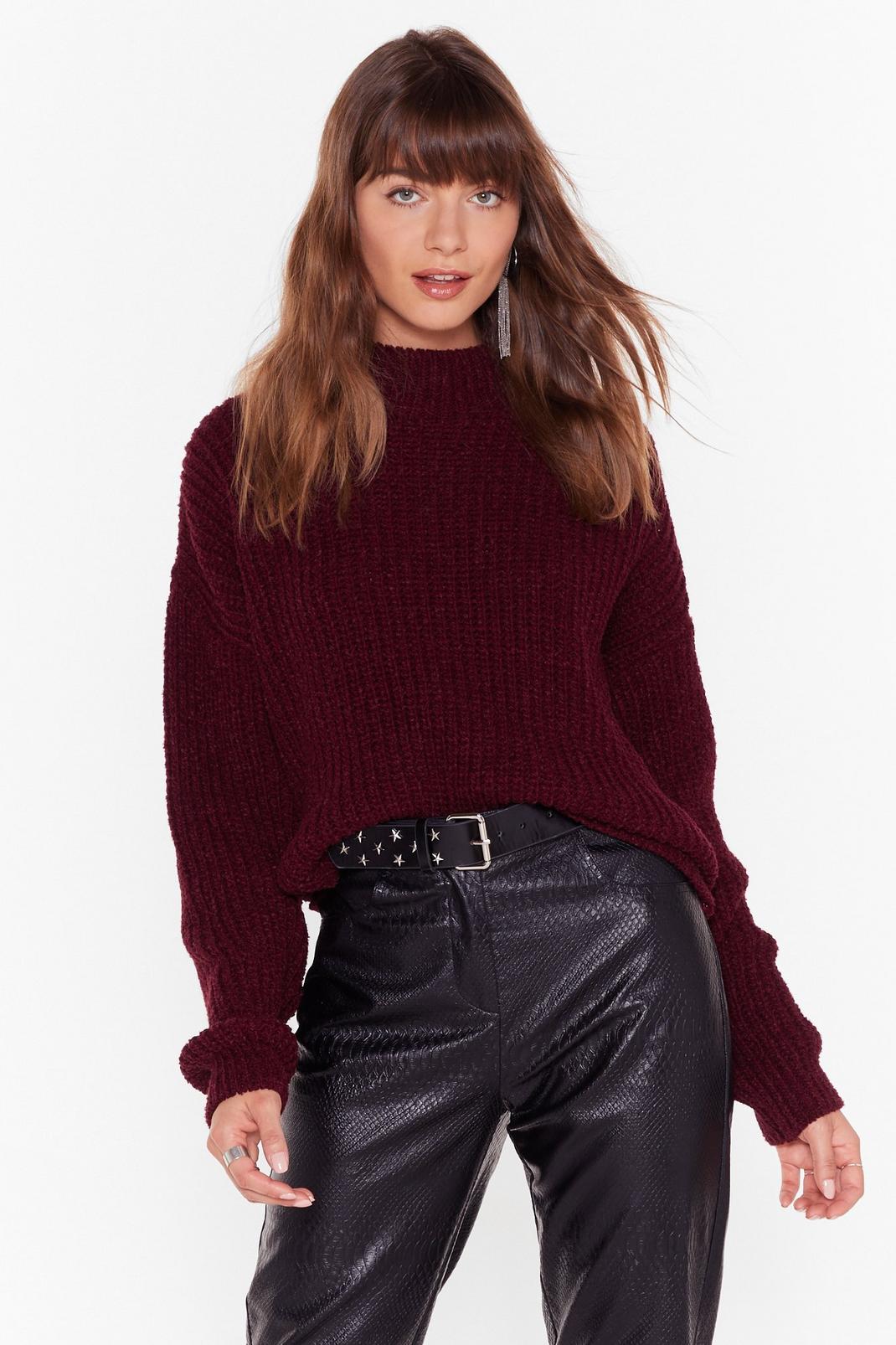 Just Wing Knit Crew Neck Jumper image number 1