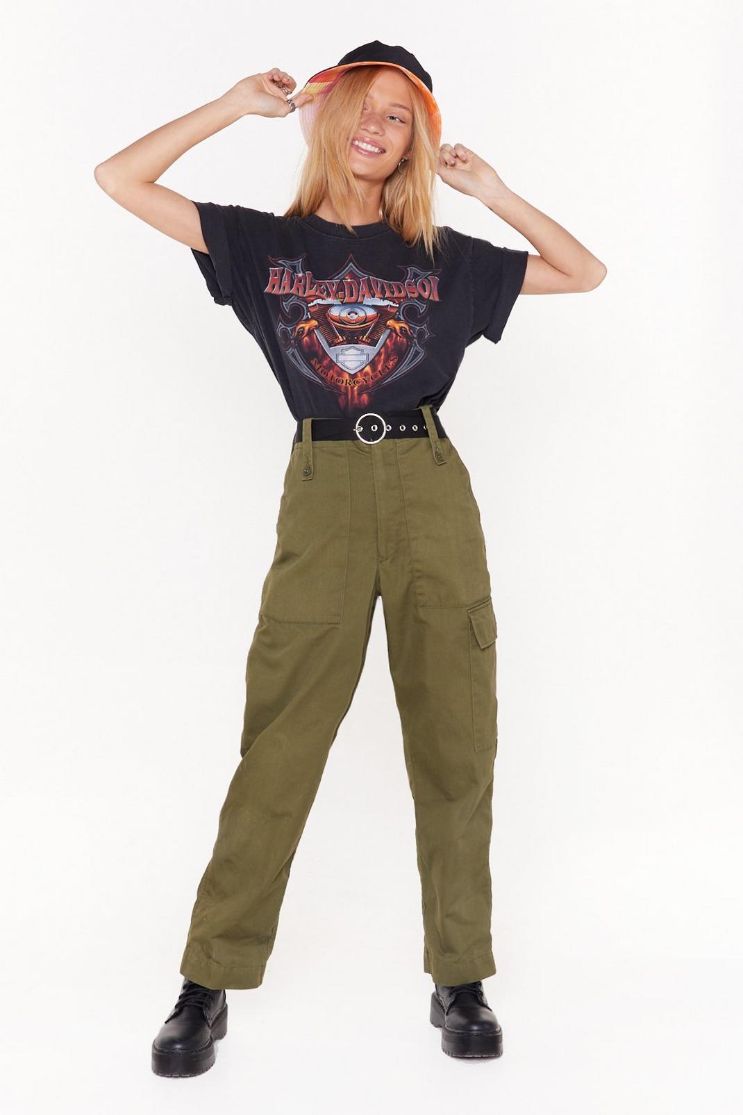 Fall In Line High-Waisted Cargo Pants image number 1