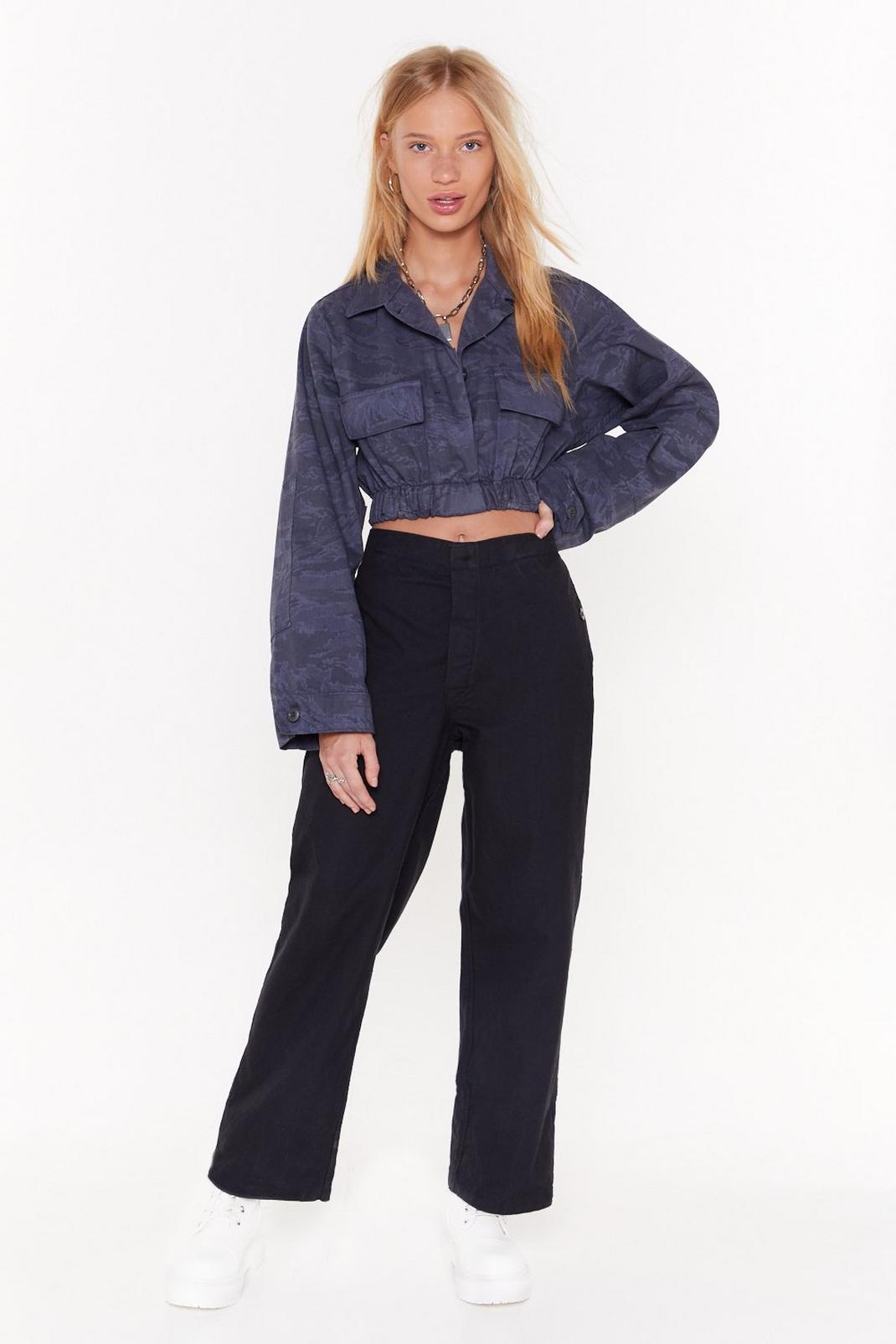 Nasty Gal Vintage March On Utility Trousers image number 1